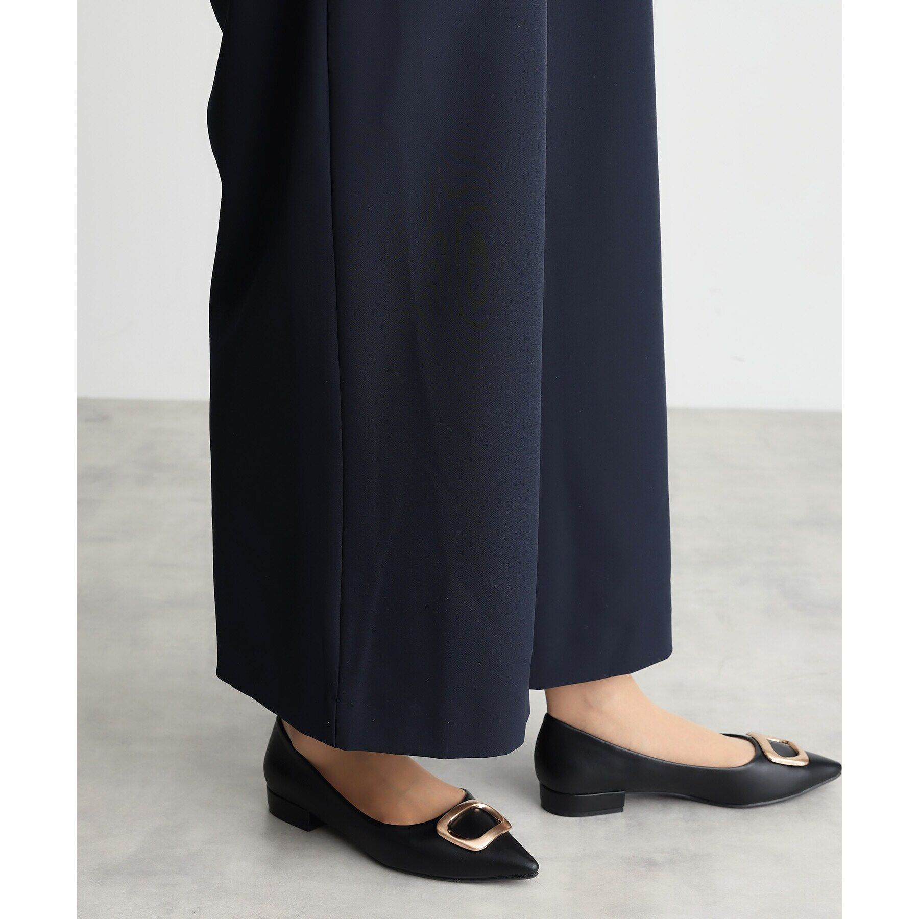 THE SHOP TK「【汚れ防止/シワになりにくい/セレモニー/通勤】ダブルクロスサロペット/洗える/サスティナブル」|オールインワン|