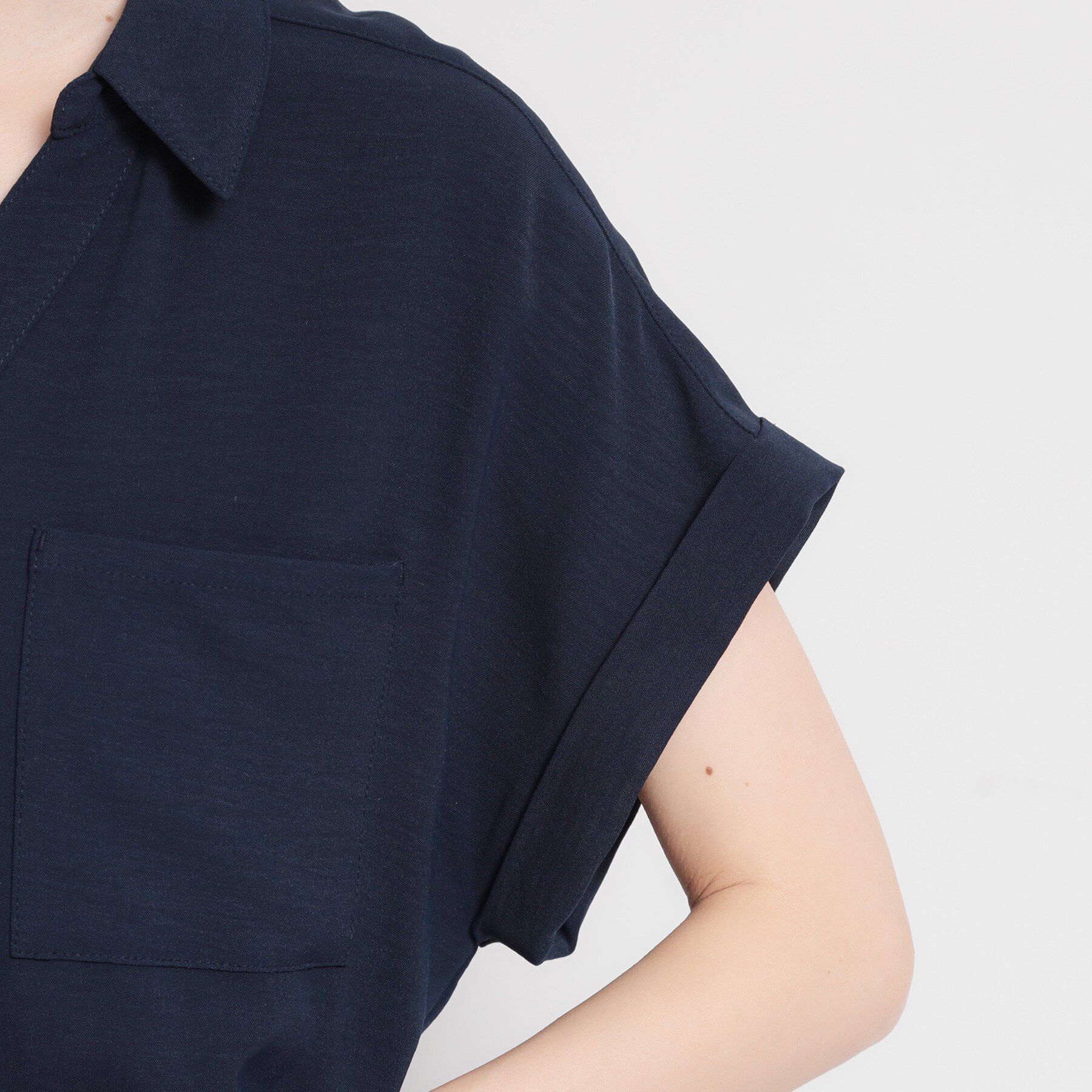 THE SHOP TK「【ひんやり/防しわ/吸水速乾/UVケア】欲しいが詰まった 上品フィット＆フレアワンピース」|ワンピース|