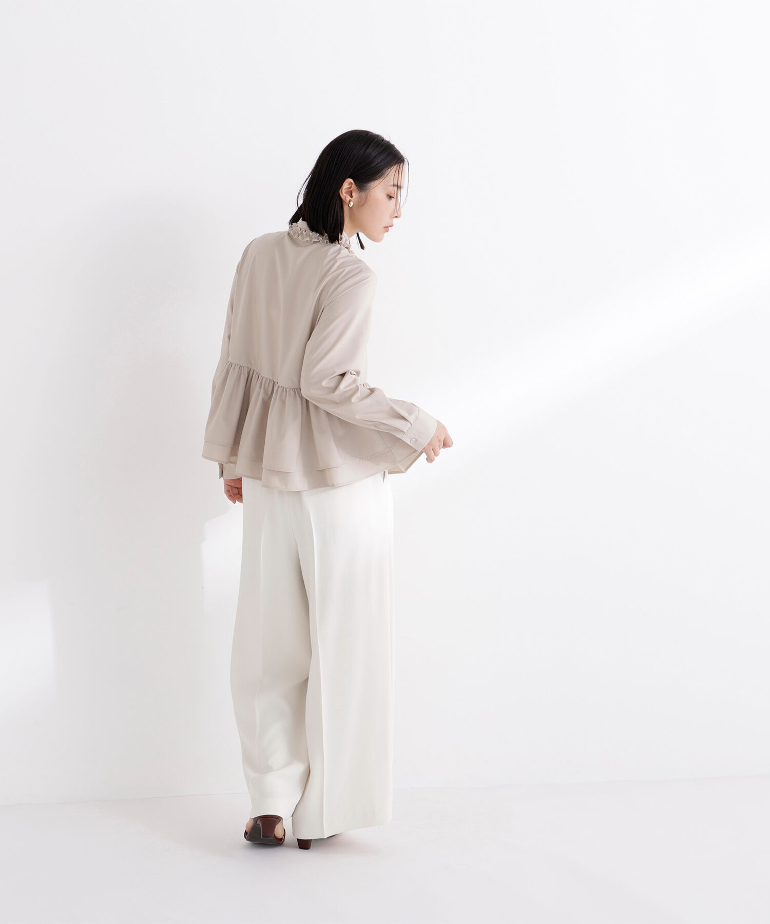  「フリルカラーシャツ」|シャツ・ブラウス|