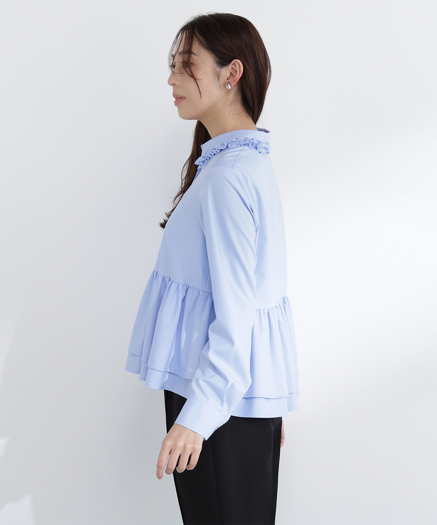  「フリルカラーシャツ」|シャツ・ブラウス|