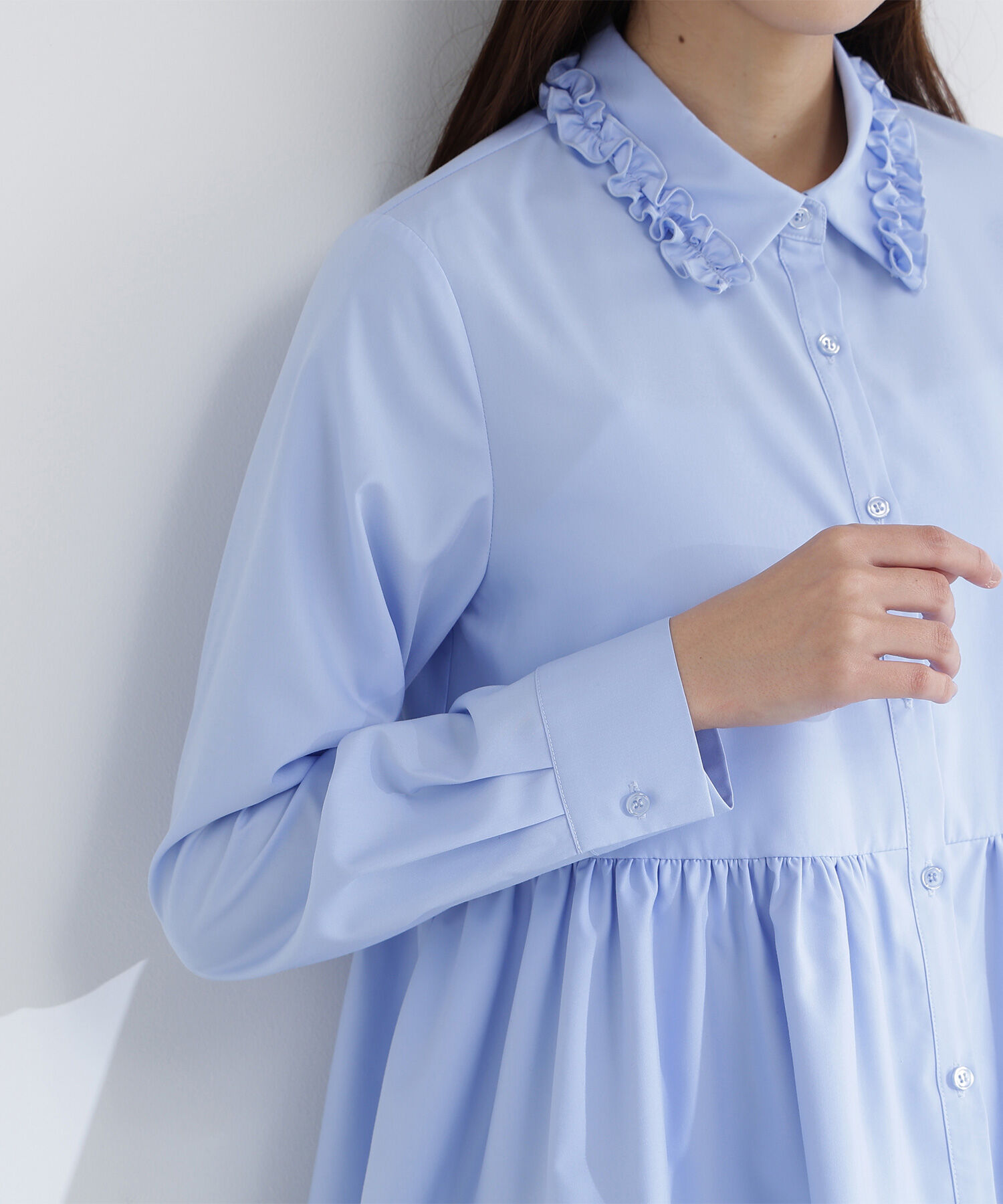  「フリルカラーシャツ」|シャツ・ブラウス|