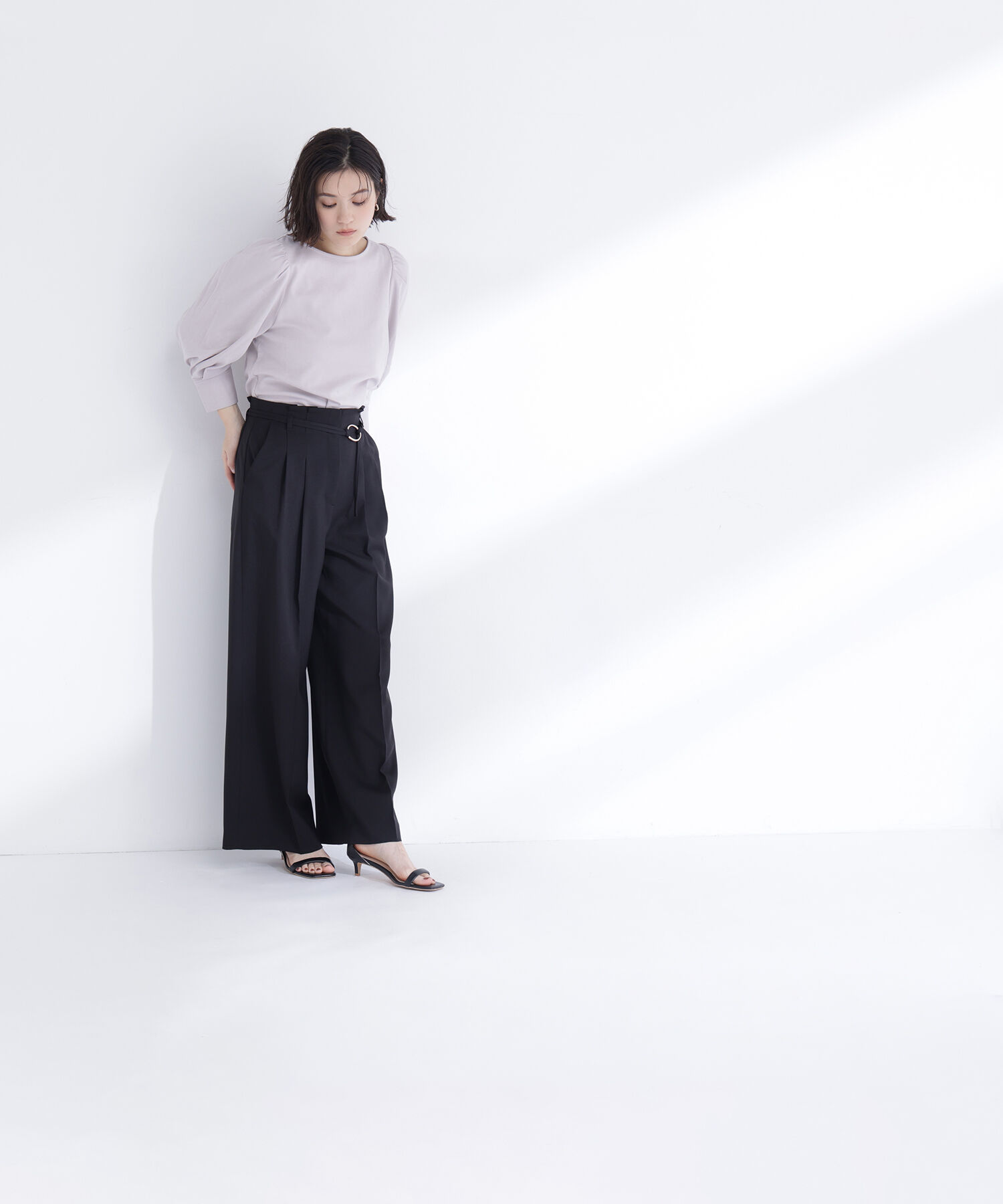  「パフスリーブカットソートップス」|Tシャツ・カットソー|