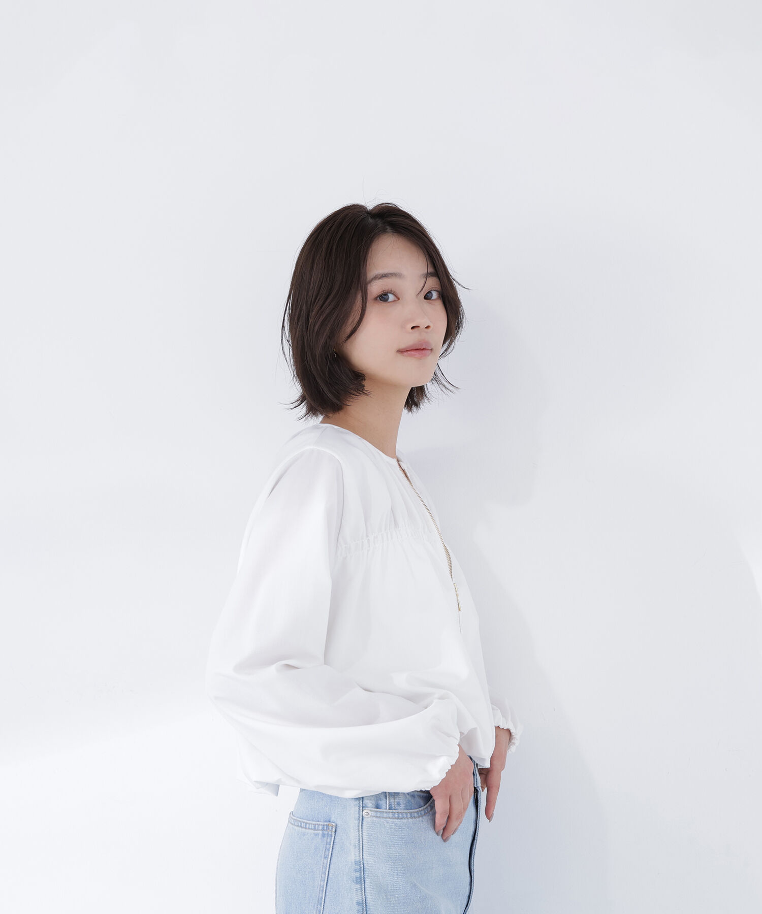  「シャーリングブルゾン」|ブルゾン・スタジャン|