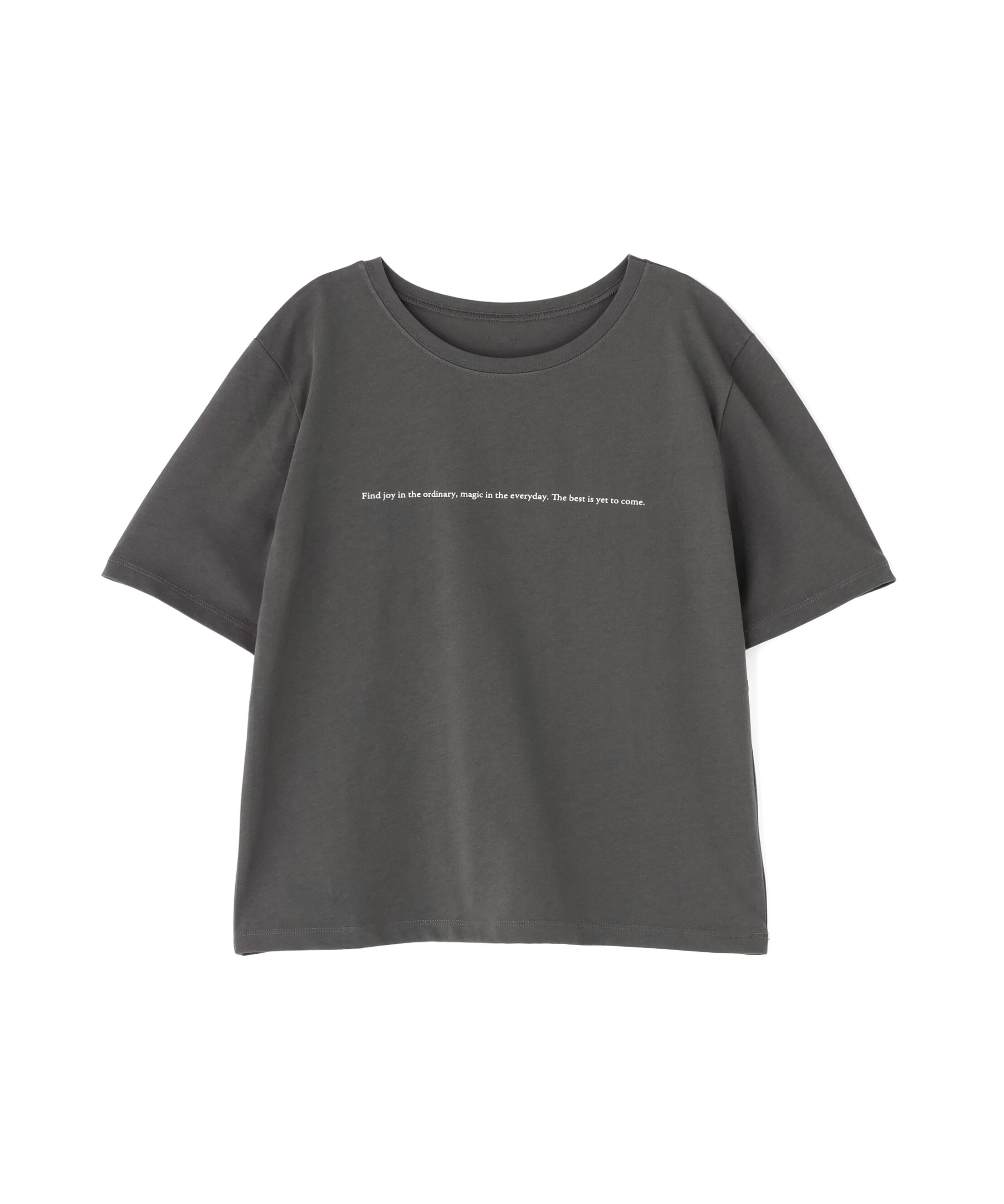  「メッセージロゴTシャツ」|Tシャツ・カットソー|