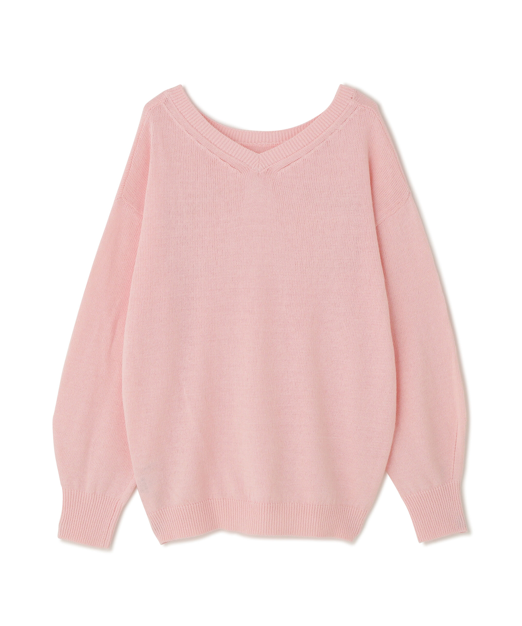  「ドライタッチ2wayネックニット」|ニット・セーター|