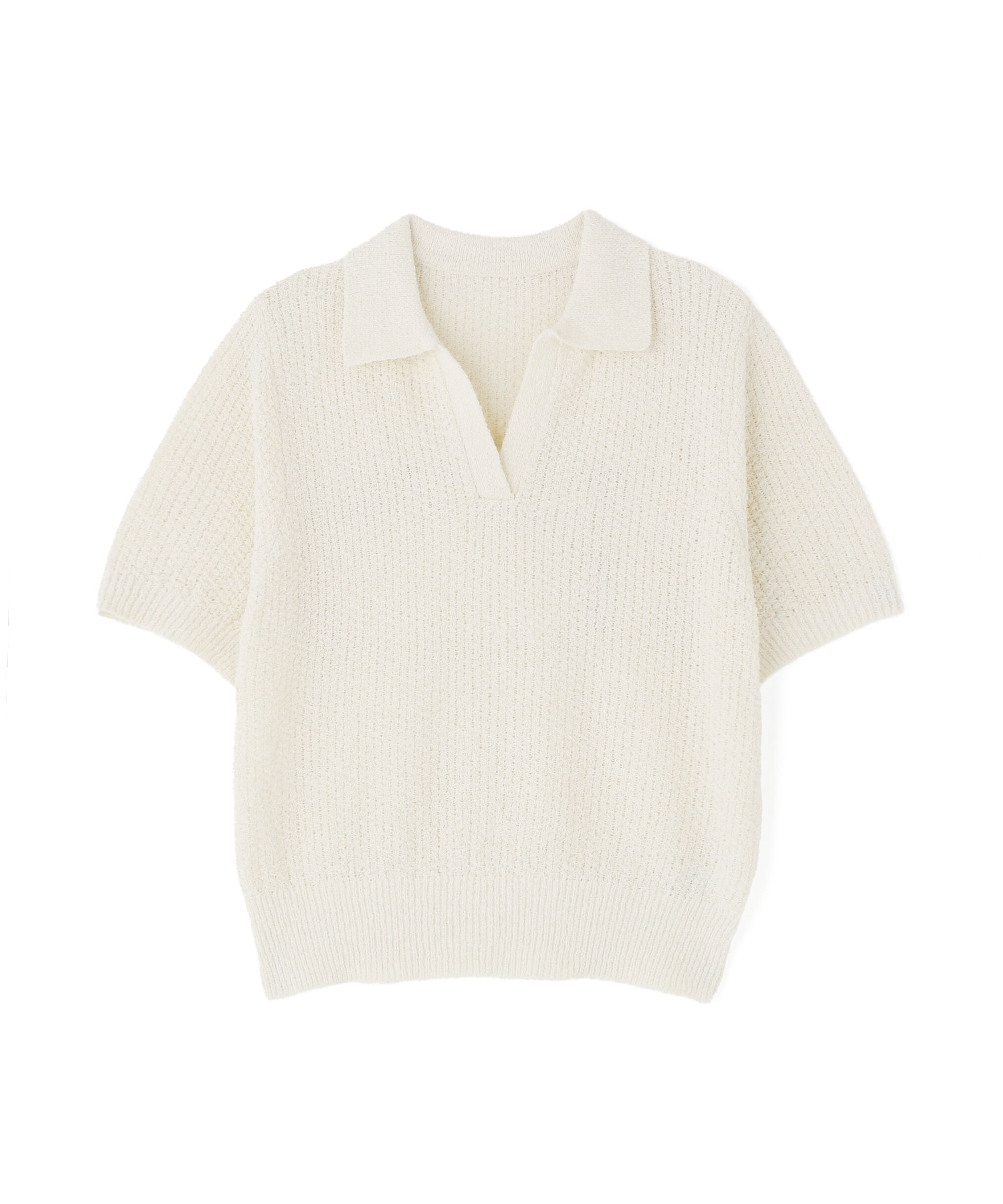  「スキッパーポロニット」|ニット・セーター|