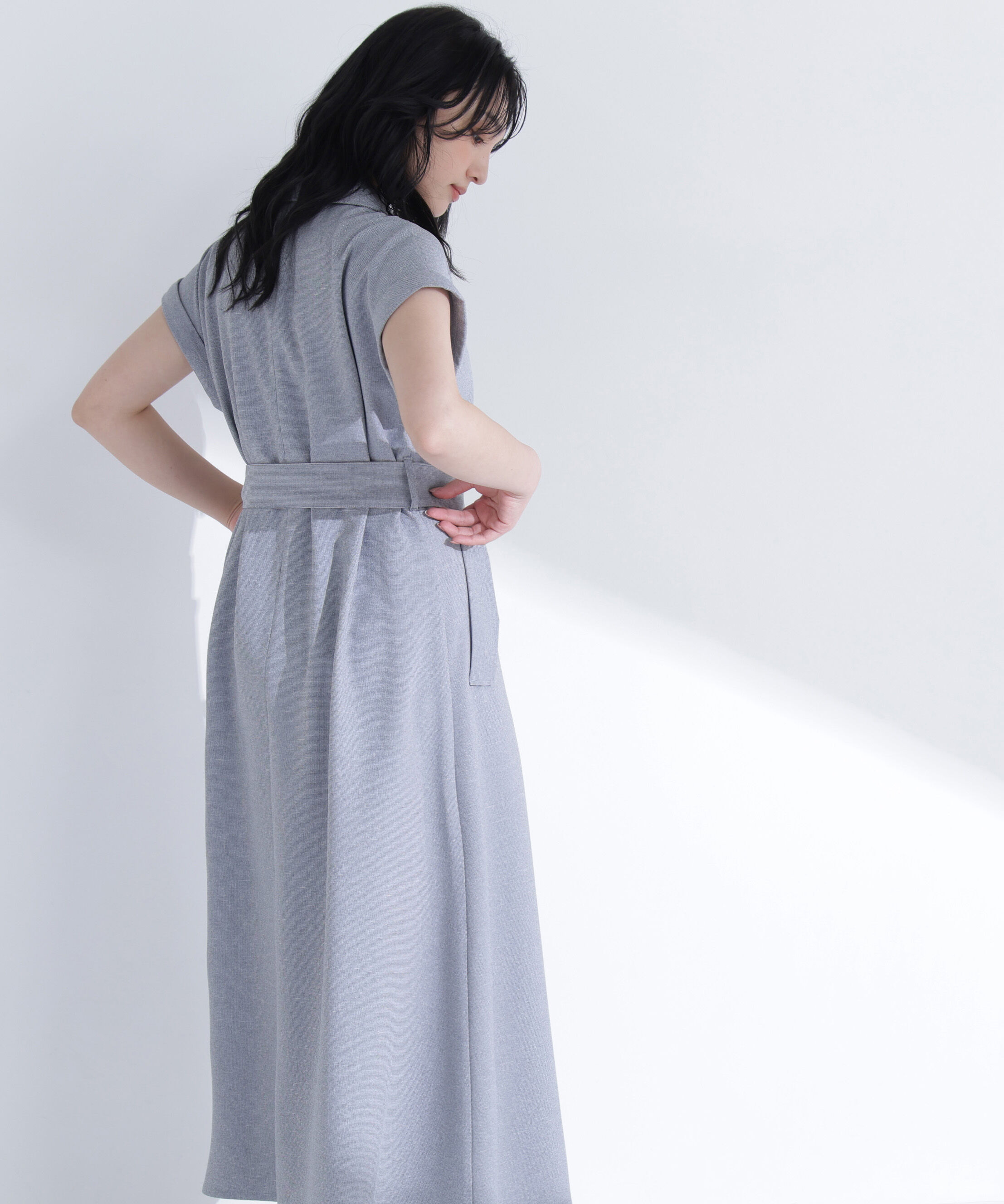  「ベルテッドトレンチワンピース」|ワンピース|