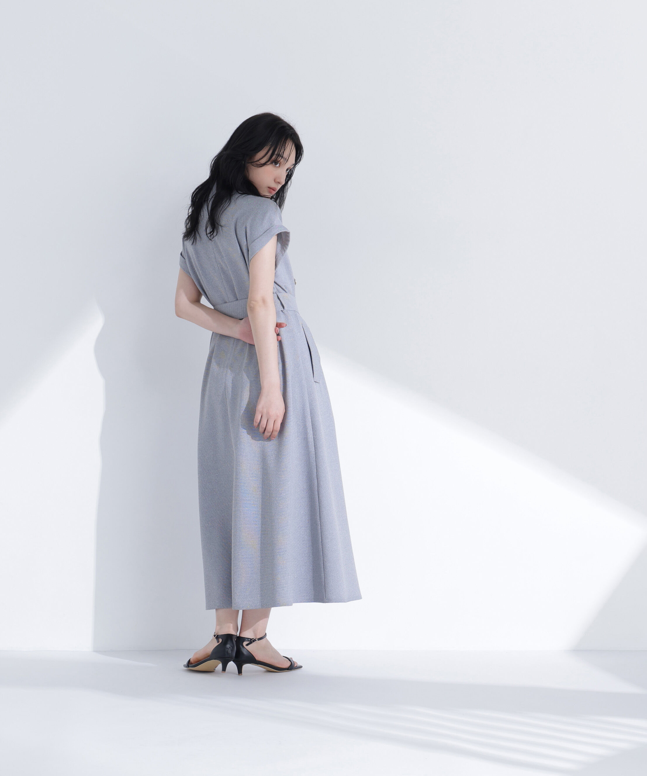  「ベルテッドトレンチワンピース」|ワンピース|