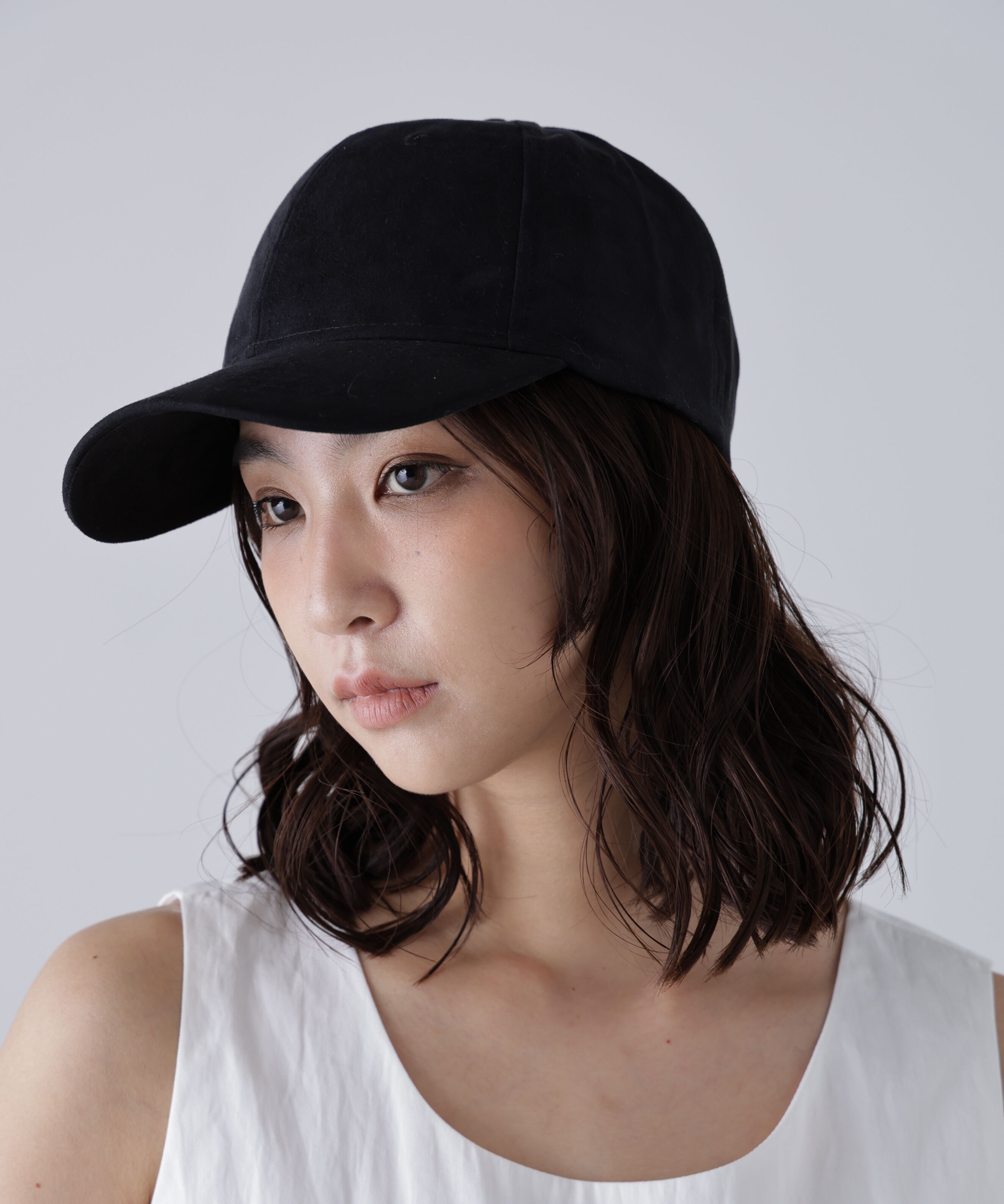  「スウェードライクキャップ」|ソックス|