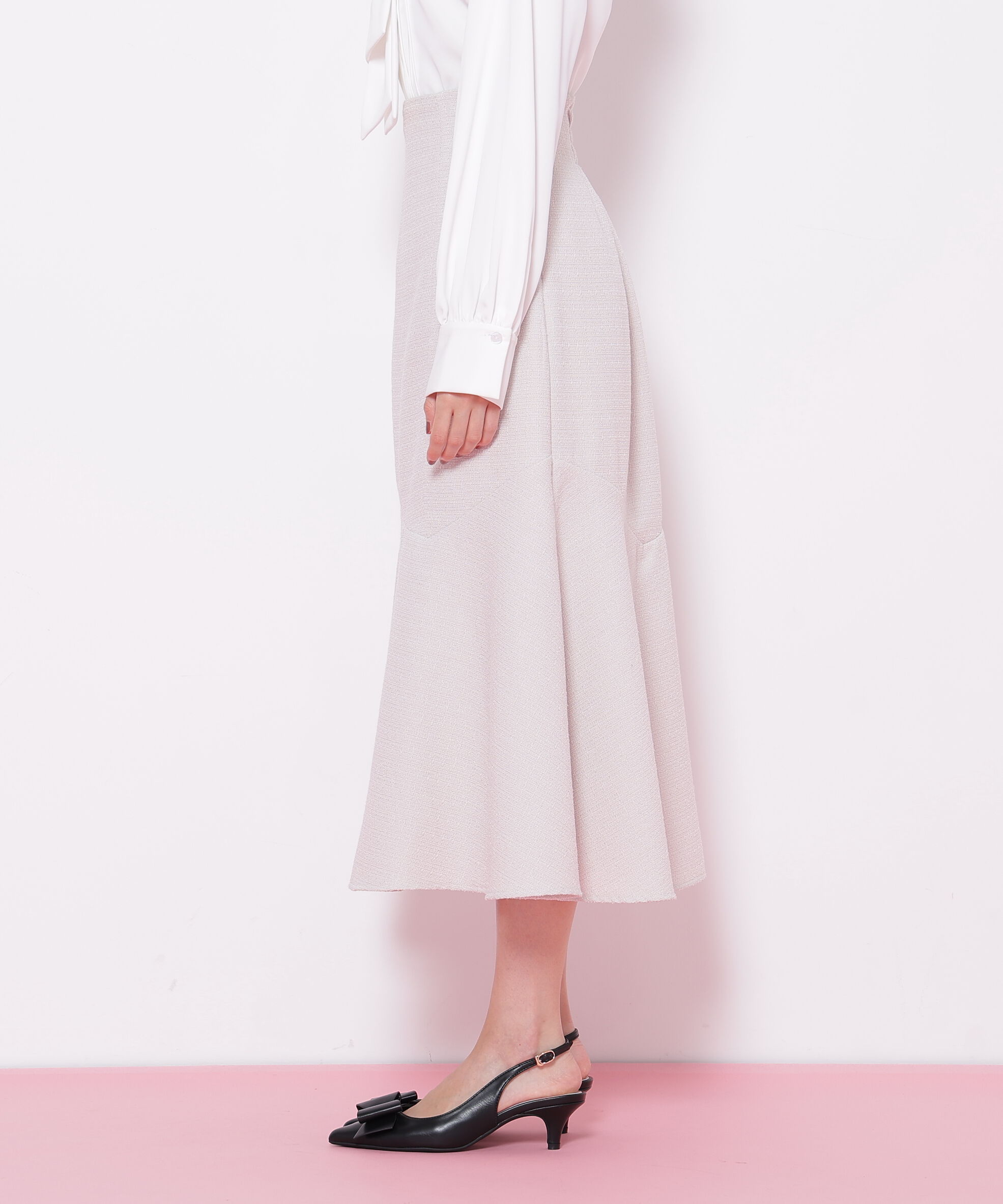  「ライトツイードフレアスカート」|スカート|