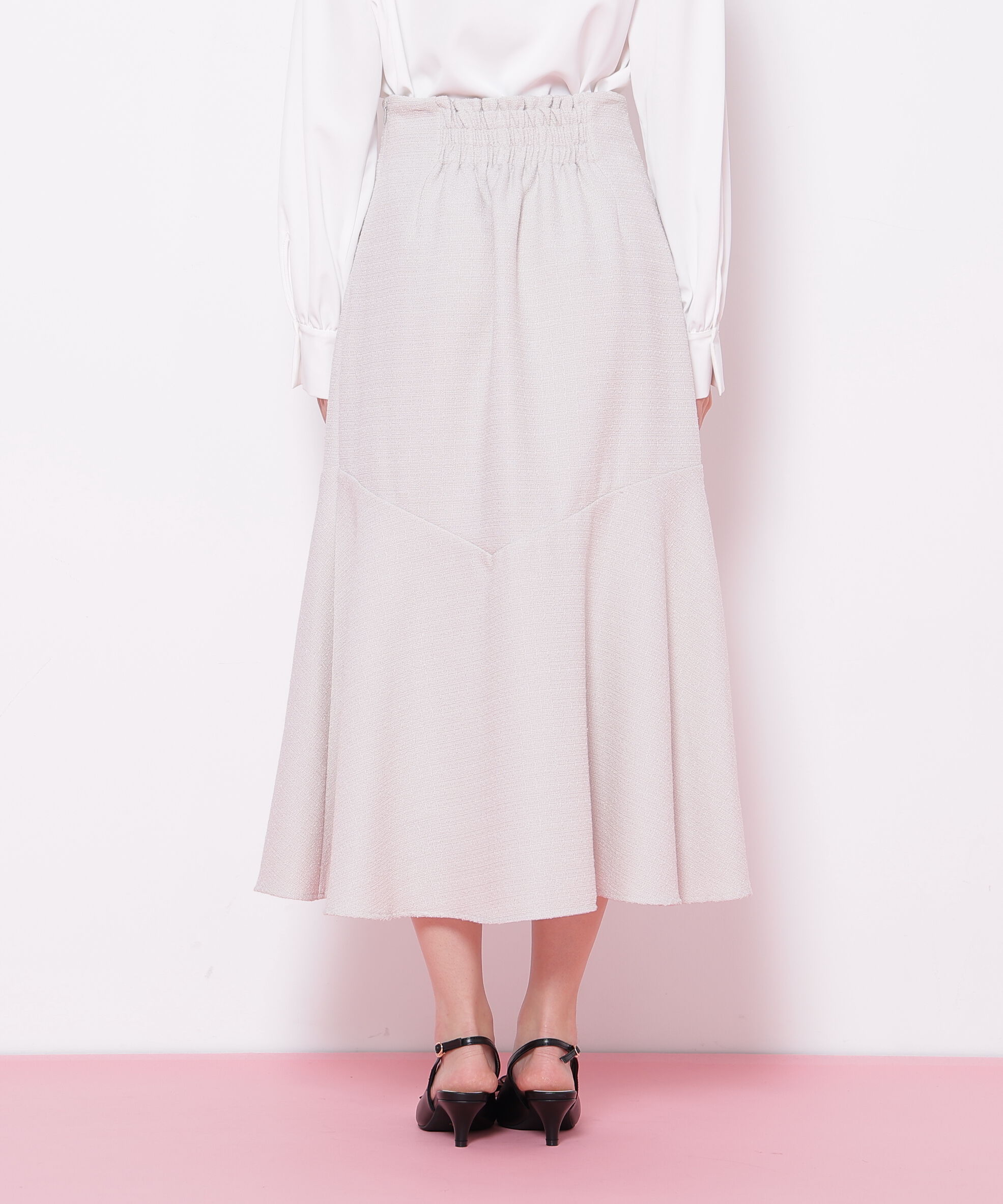  「ライトツイードフレアスカート」|スカート|