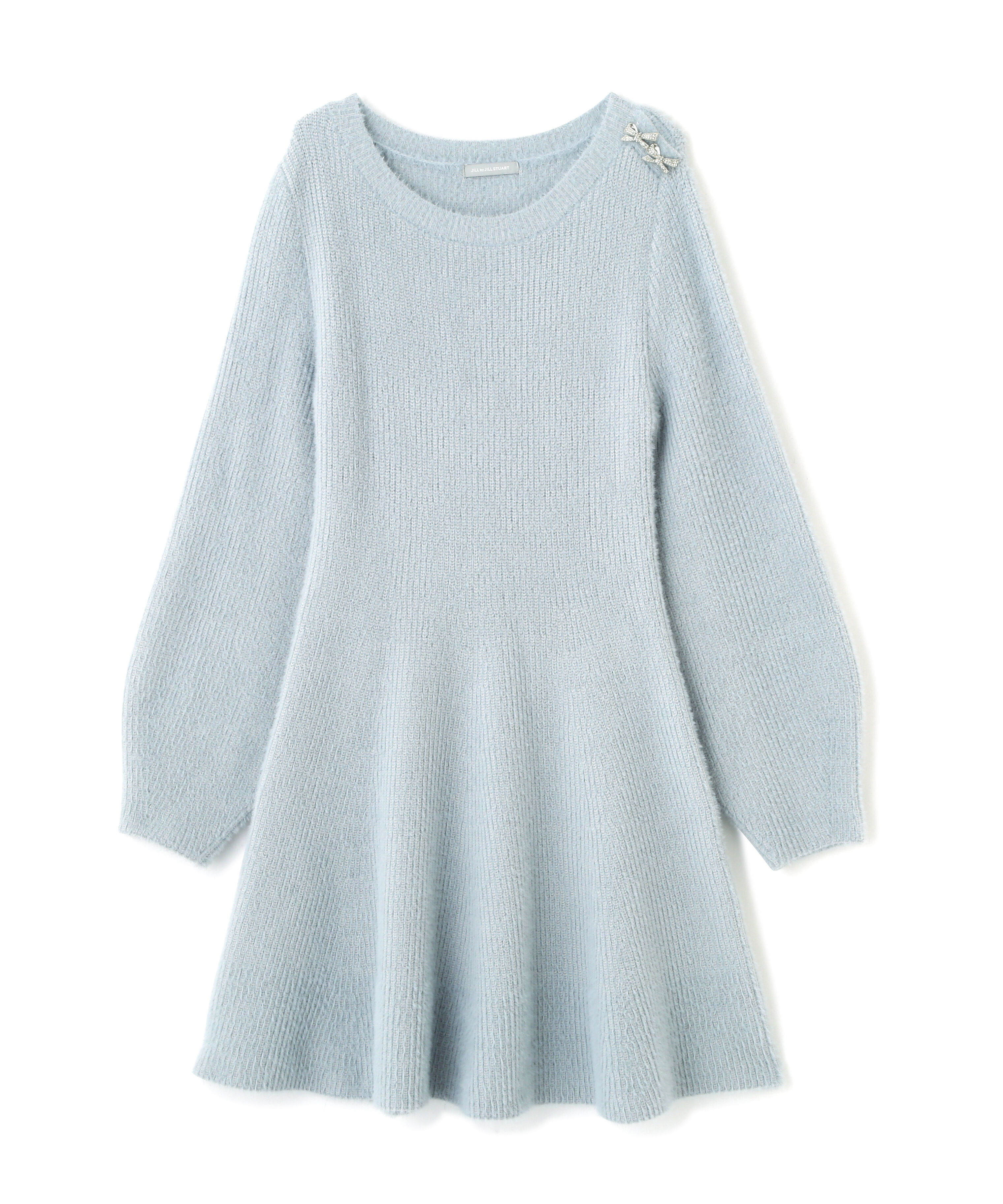  「シャギーミニニットワンピース」|ワンピース|