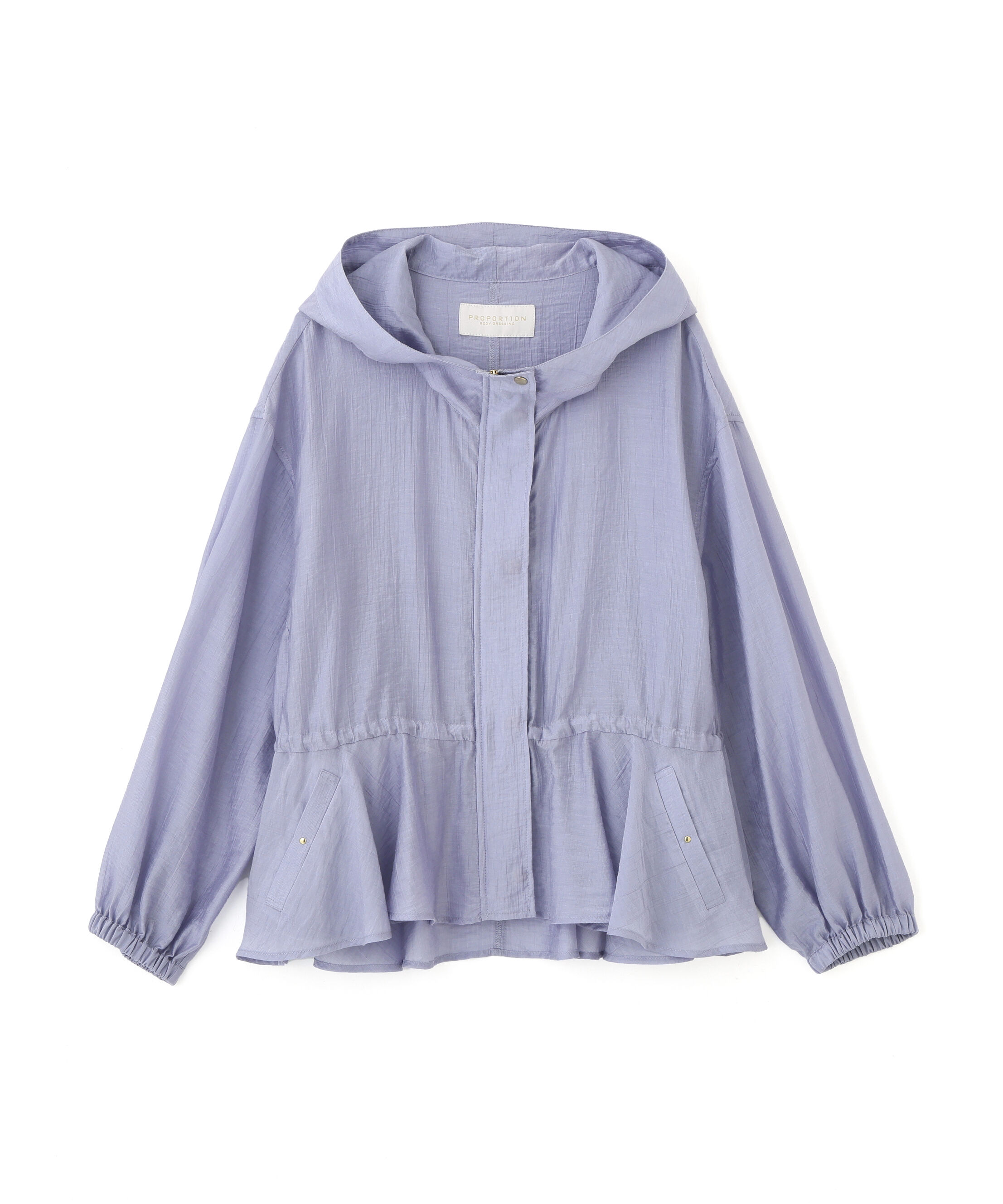 PROPORTION BODY DRESSING「シアーペプラムブルゾン 26SS」|ブルゾン・スタジャン|