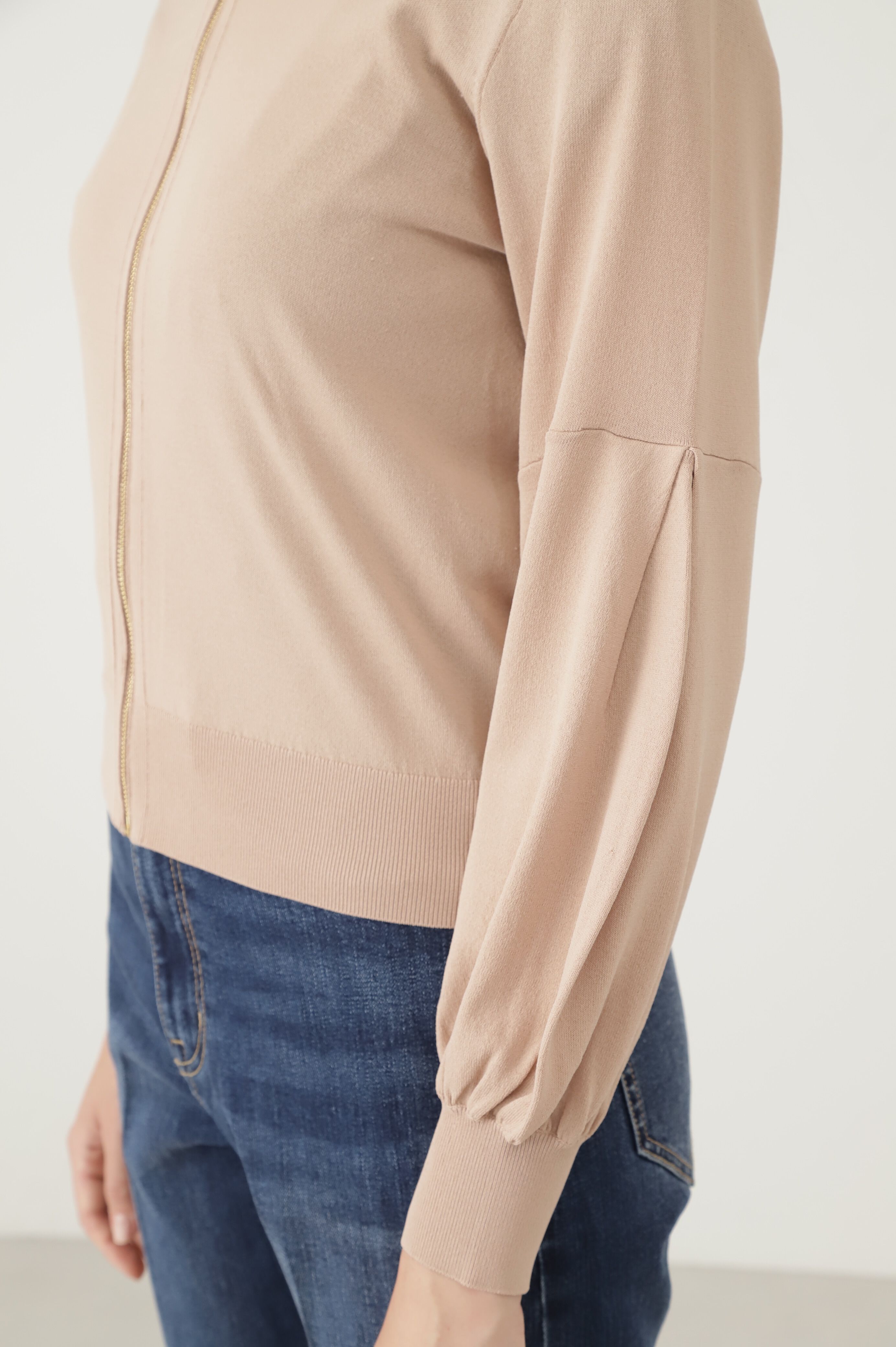  「ジップアップシアーニットブルゾン」|その他|