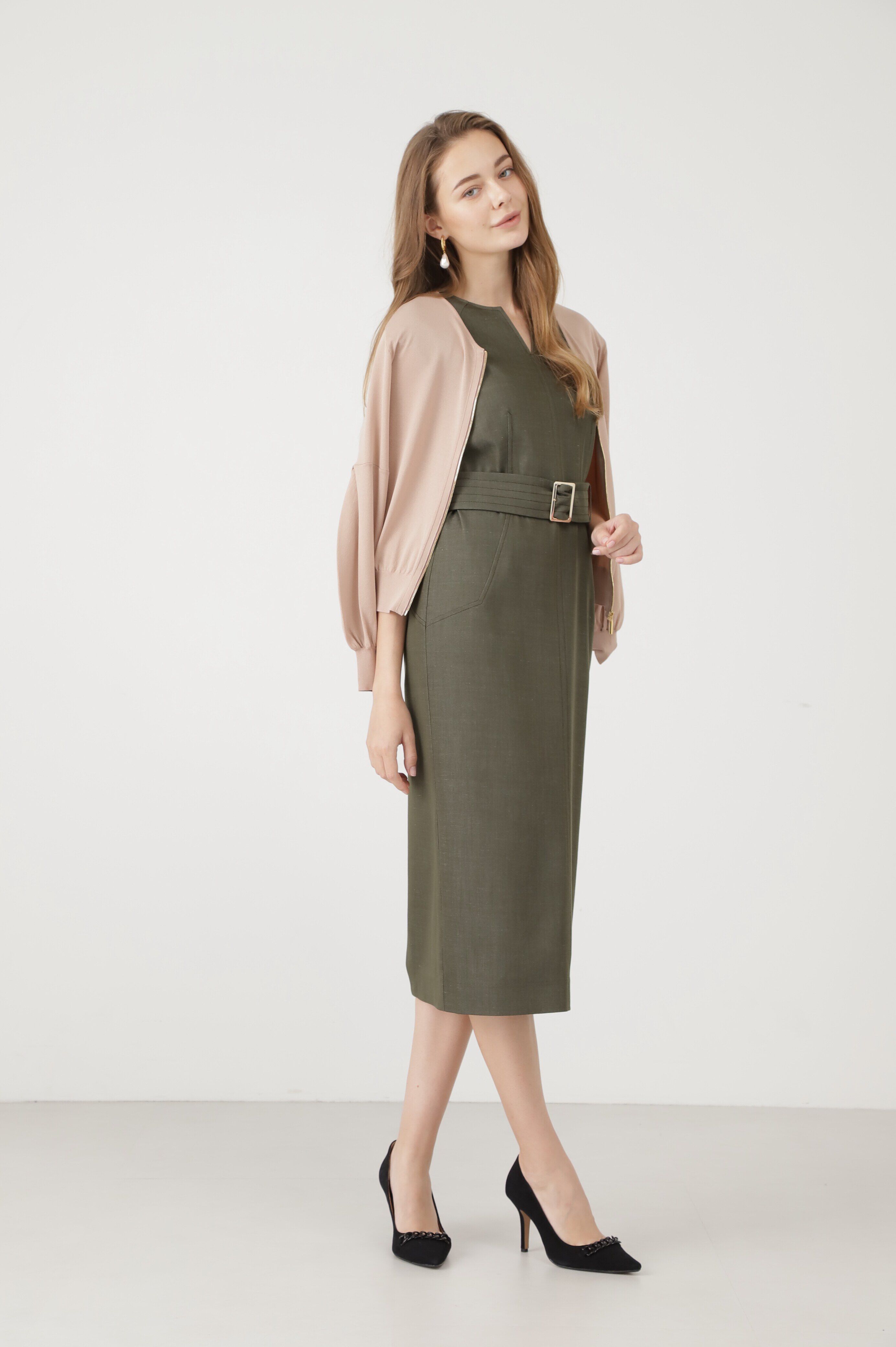  「ジップアップシアーニットブルゾン」|その他|