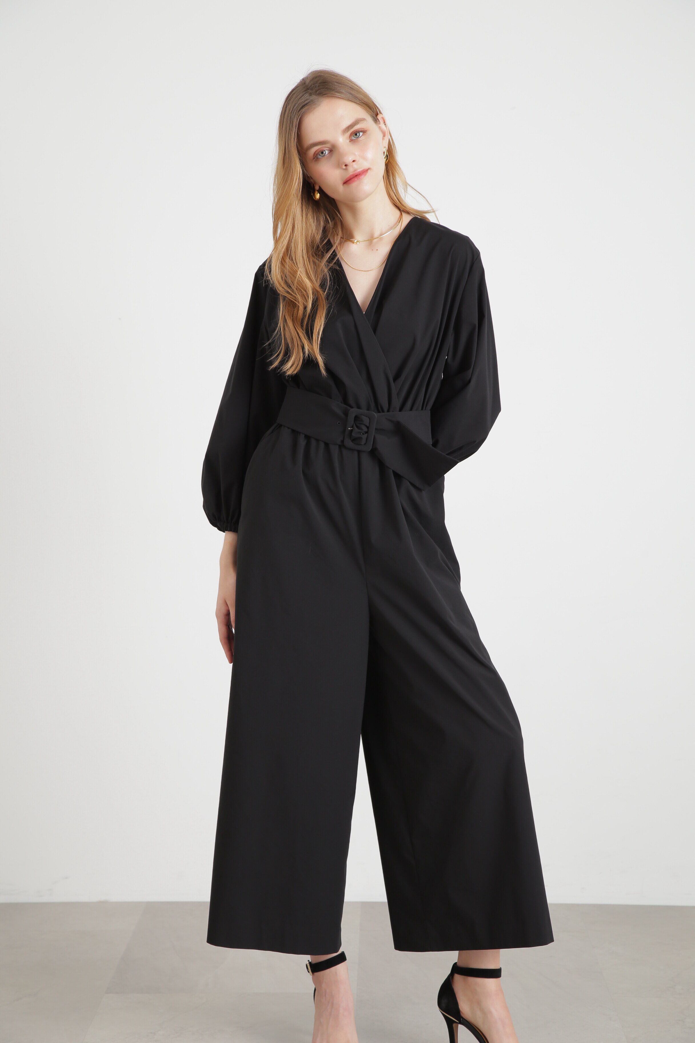  「◆カシュクールジャンプスーツ」|ワンピース|