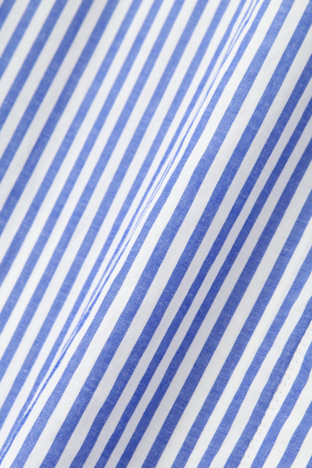  「◆オーガニックコットン混ストライプオーバーシャツ」|シャツ・ブラウス|