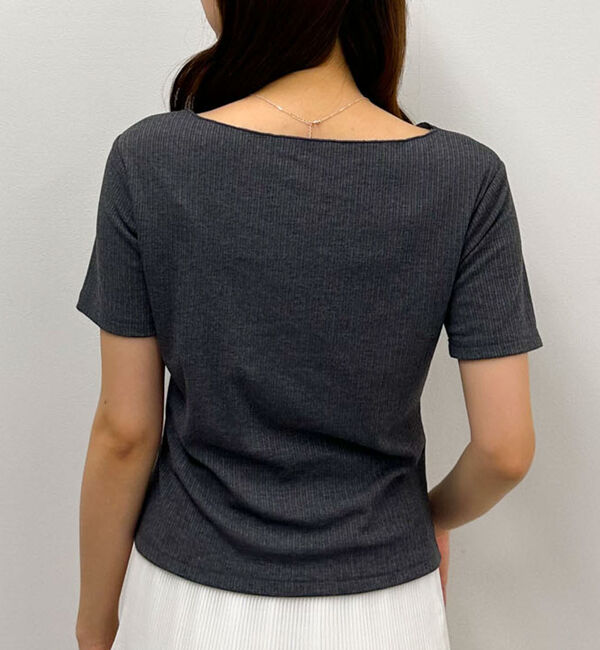 archives「【ＯＮかわ】アシメタックボタンカットＴＯＰＳ　５Ｓ」|Tシャツ・カットソー|