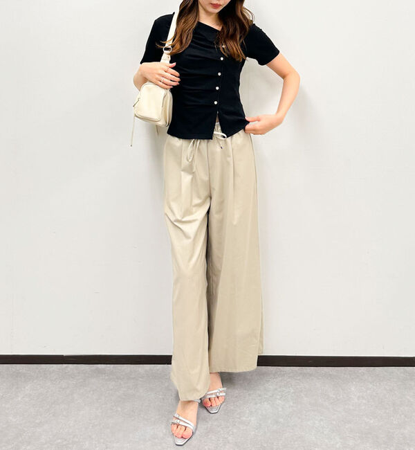 archives「【ＯＮかわ】アシメタックボタンカットＴＯＰＳ　５Ｓ」|Tシャツ・カットソー|