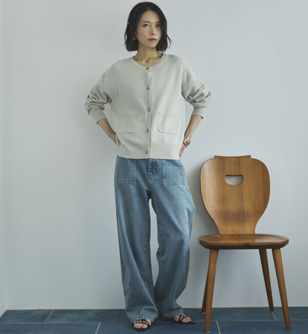 Doux archives「ニットジャケット」|カーディガン|