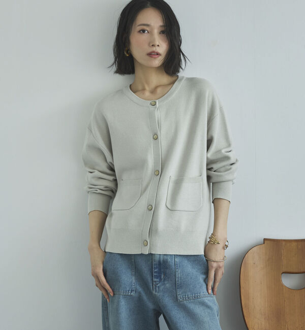 Doux archives「ニットジャケット」|カーディガン|