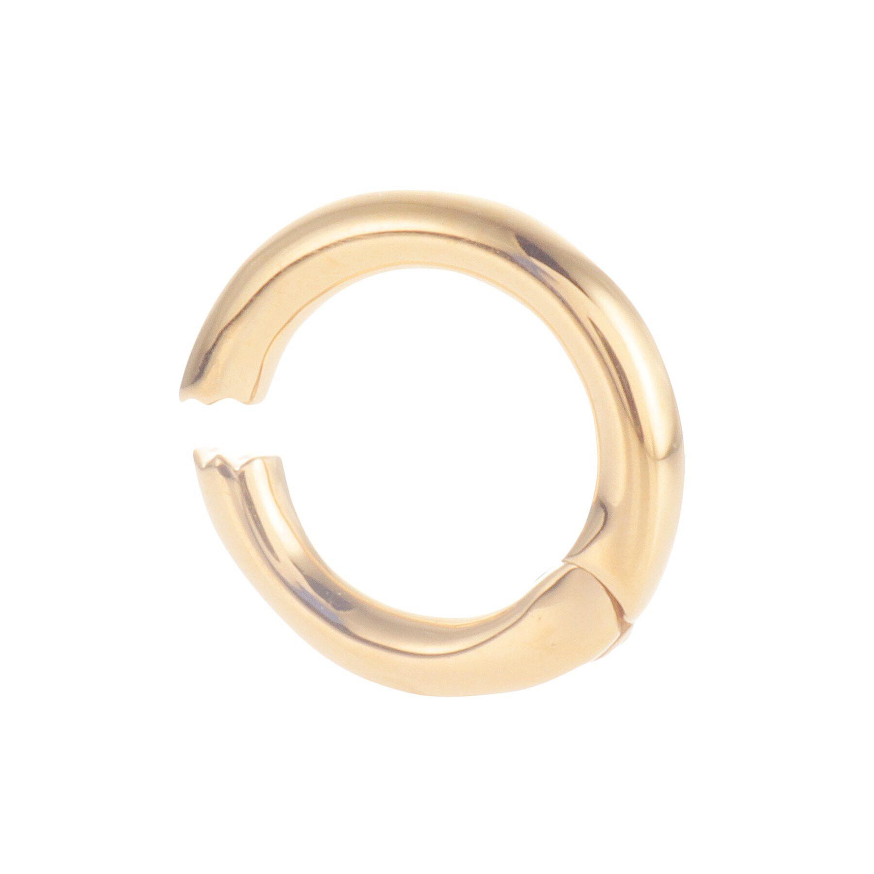 COCOSHNIK「シルバー 丸線中折れ イヤーカフ小」|イヤーカフ|