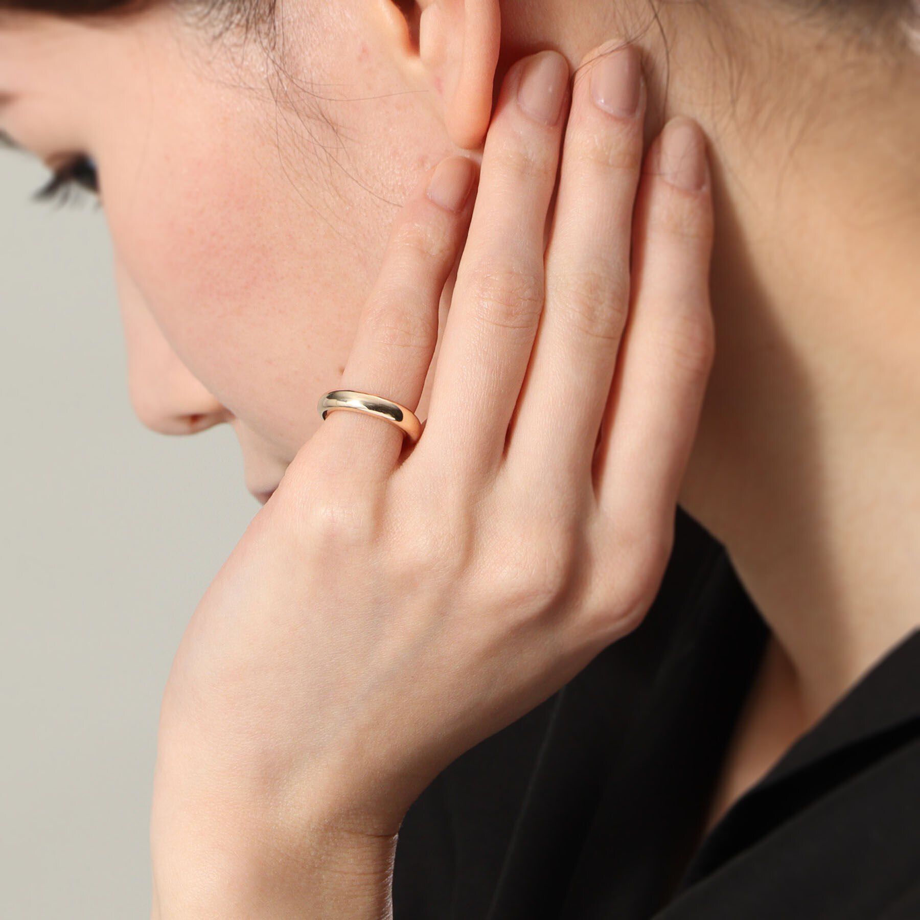 COCOSHNIK「K10丸線ボリューム イヤーカフ中」|イヤーカフ|