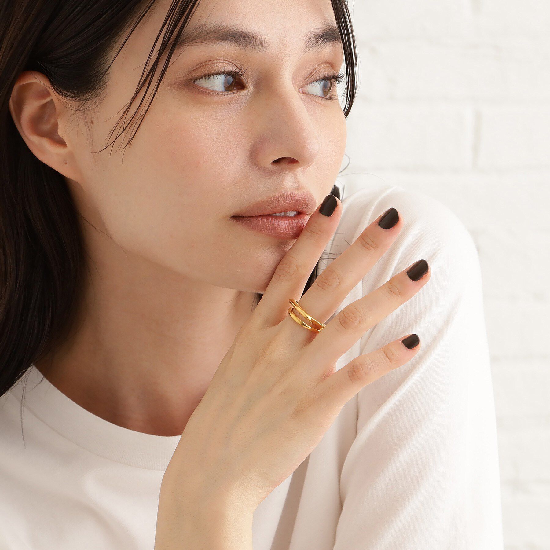 COCOSHNIK ONKITSCH「シルバー フロートリング スクエア GP」|リング|