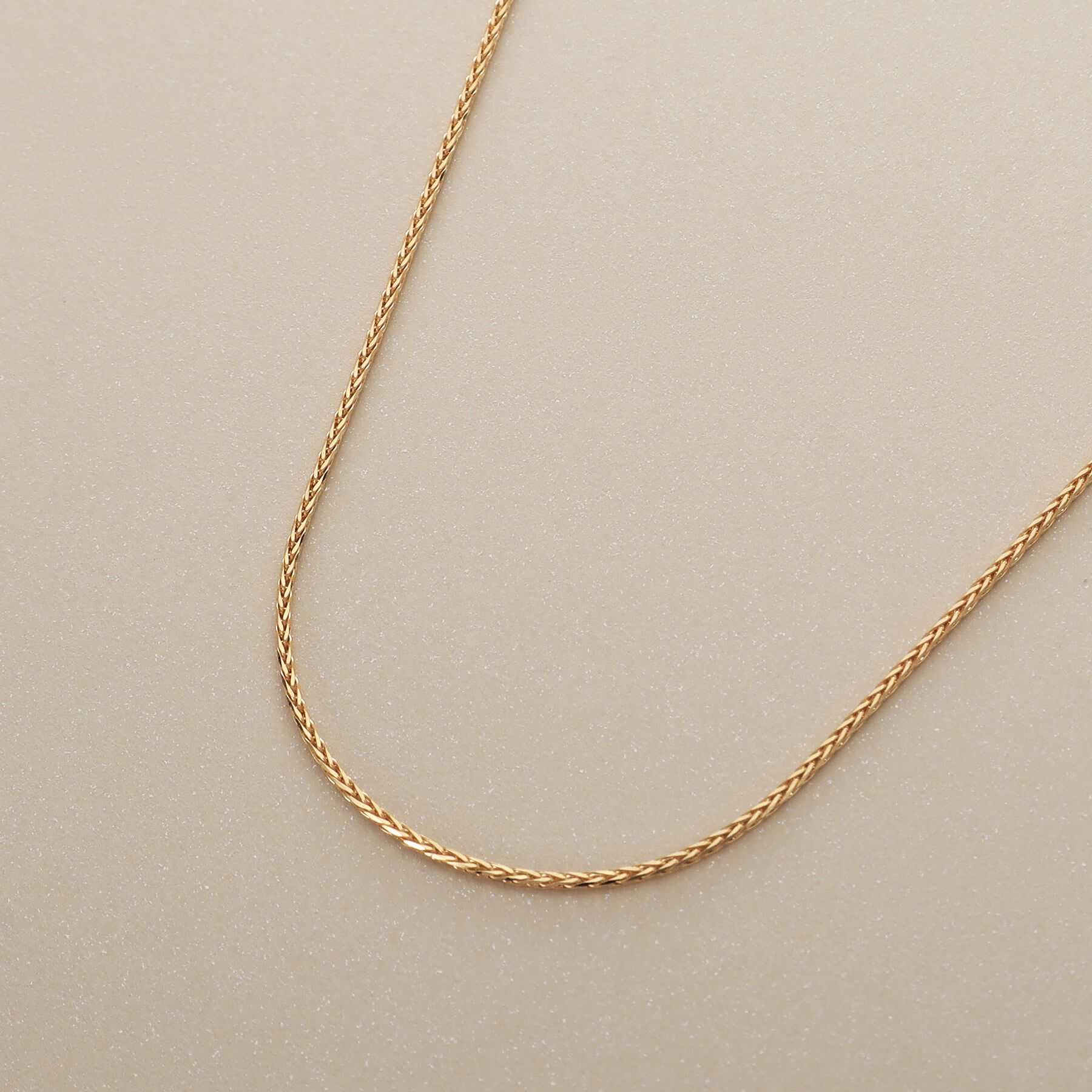 COCOSHNIK「K18スパイクトリプル ネックレス細」|ネックレス|