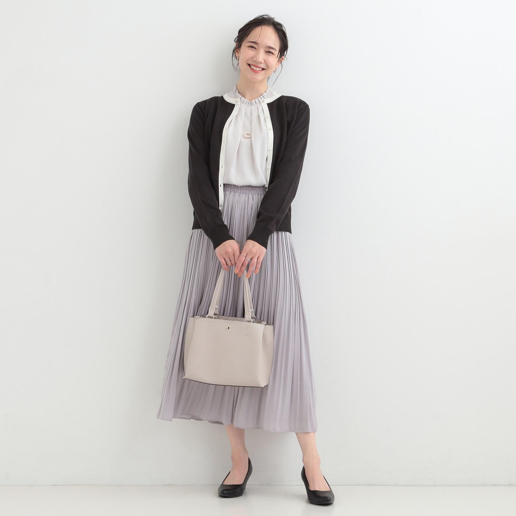 SHOO･LA･RUE「【洗濯機可/着丈選べる】オンにもオフにも 軽やかプリーツスカート」|スカート|