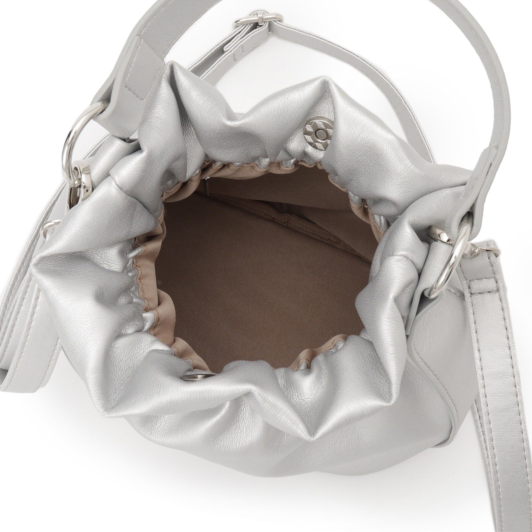 SHOO･LA･RUE「口元ギャザーミニショルダーバッグ」|ショルダー・メッセンジャー|