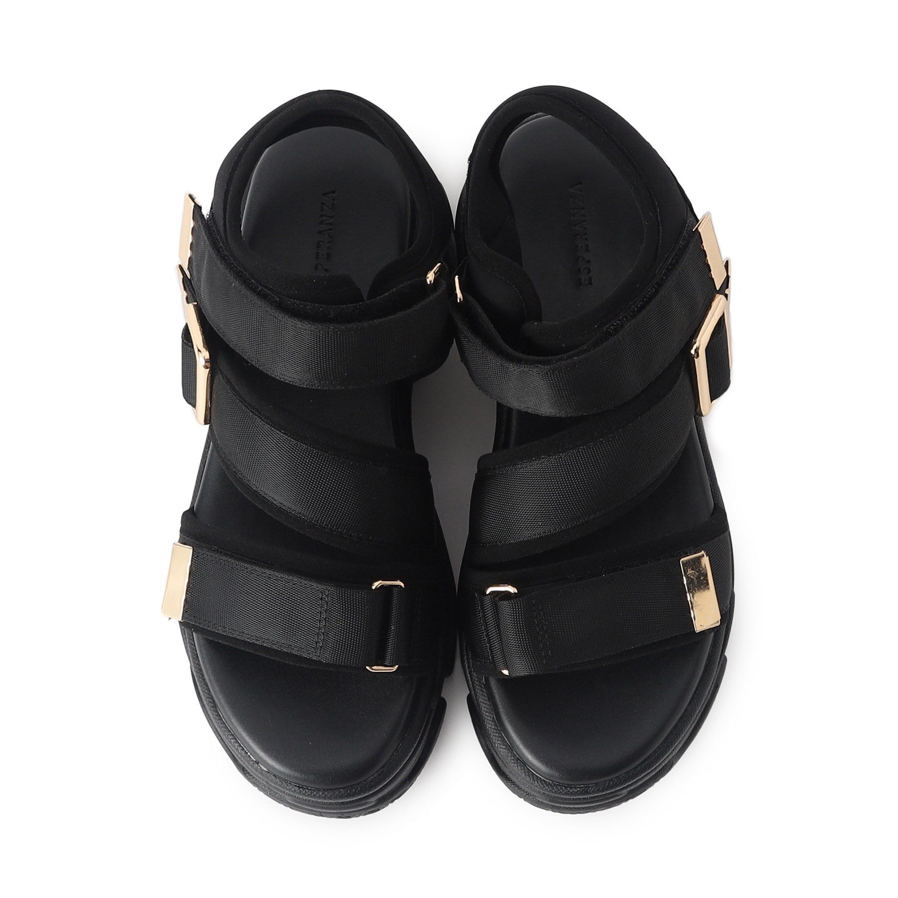 ESPERANZA「ゴールドバックルベルトスポサン 24SS」|サンダル|