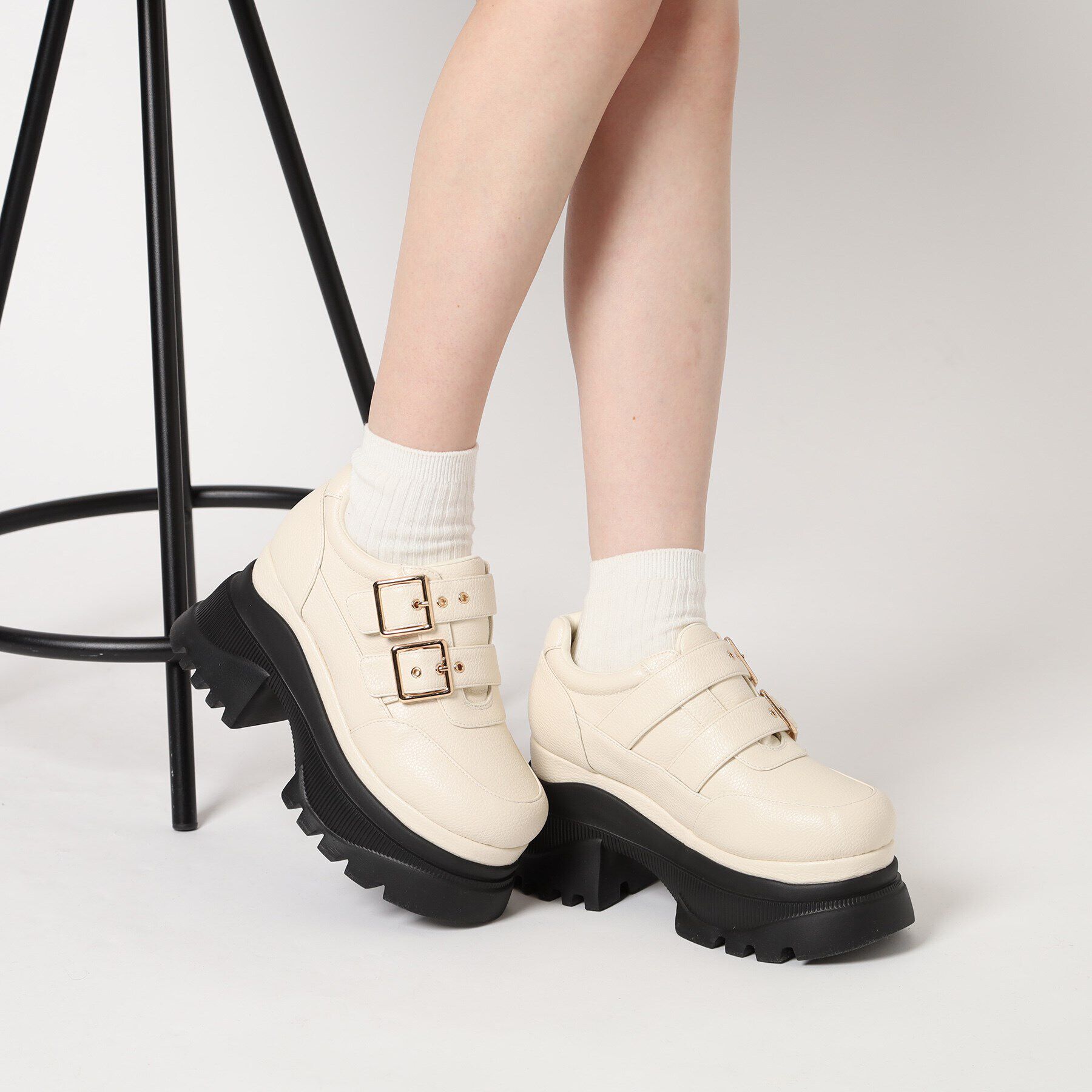 ESPERANZA「ダブルストラップ厚底スニーカー」|スニーカー|