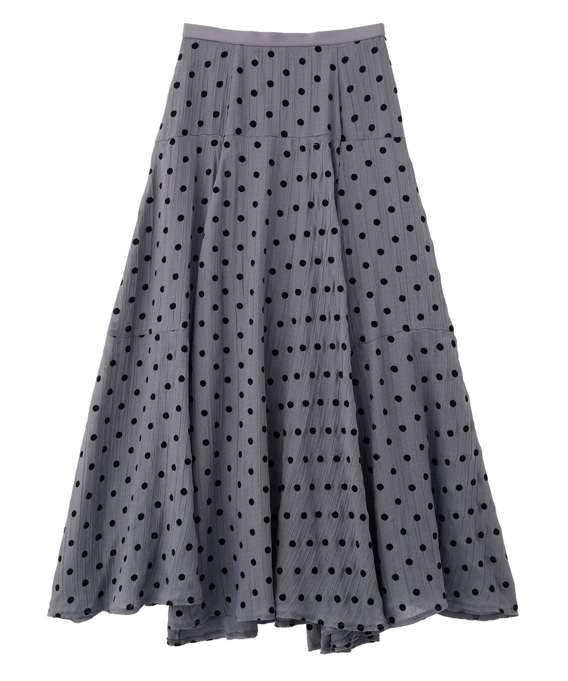 COCO DEAL「フロッキードットフレアスカート」|スカート|