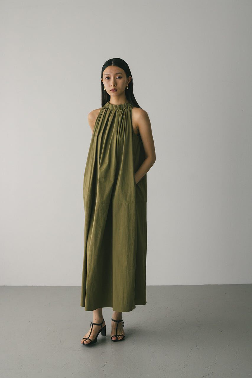 STYLEMIXER「撥水ネックギャザーワンピース」|ワンピース|