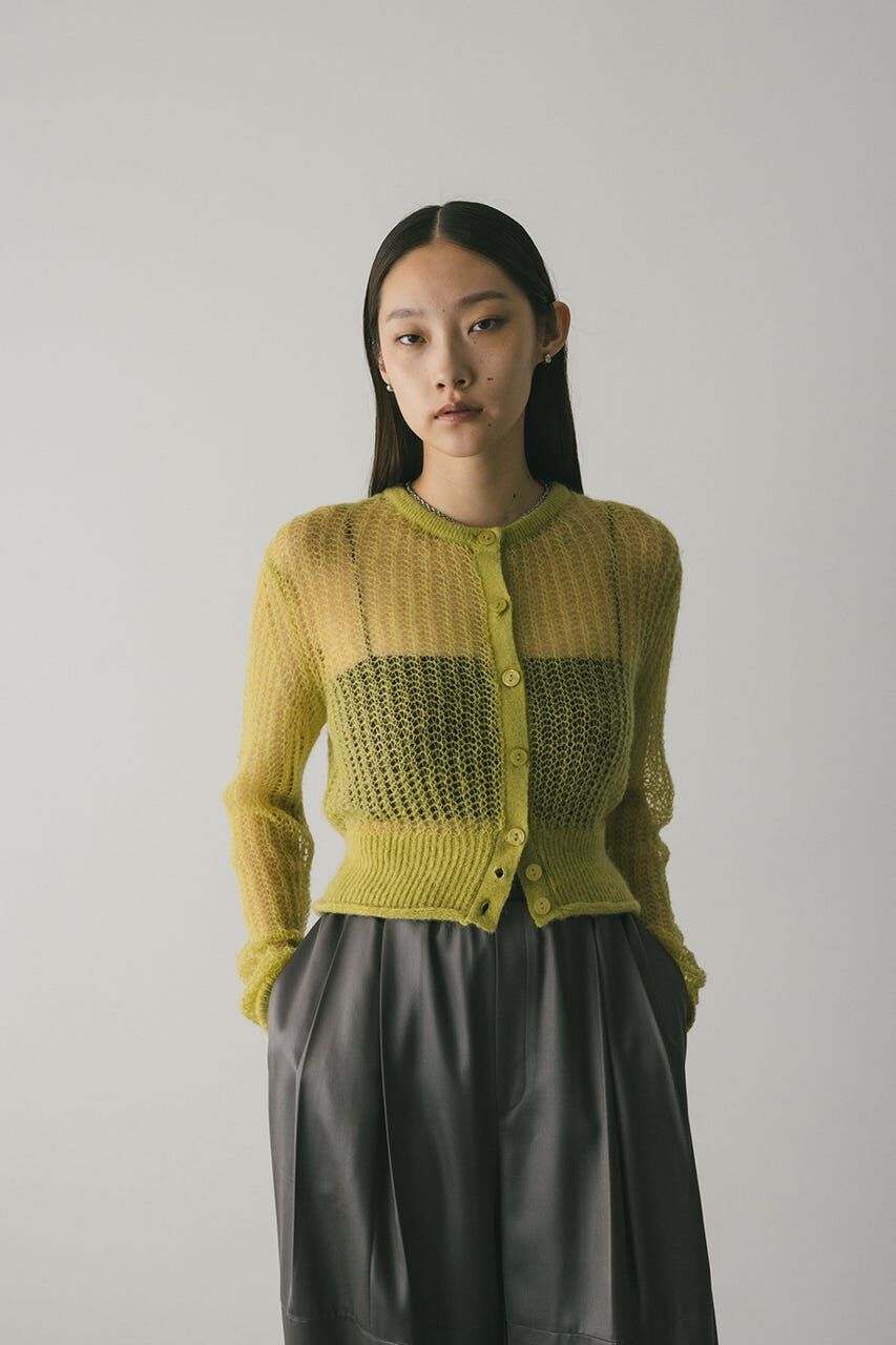 STYLEMIXER「レイヤースリーブモヘアミックスニットカーデ」|ニット・セーター|