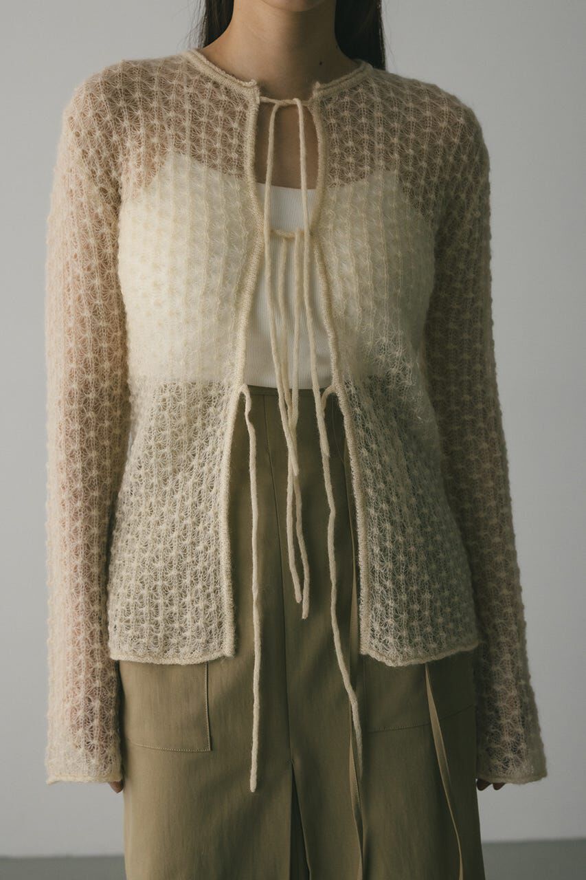 STYLEMIXER「2WAYモヘアミックスリボンニット」|ニット・セーター|