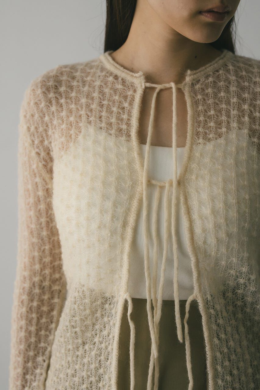 STYLEMIXER「2WAYモヘアミックスリボンニット」|ニット・セーター|