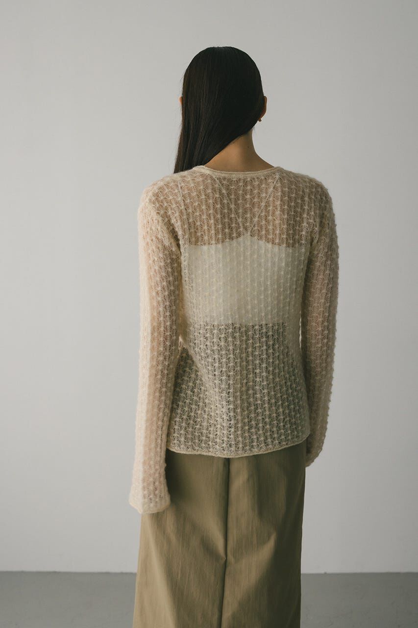 STYLEMIXER「2WAYモヘアミックスリボンニット」|ニット・セーター|