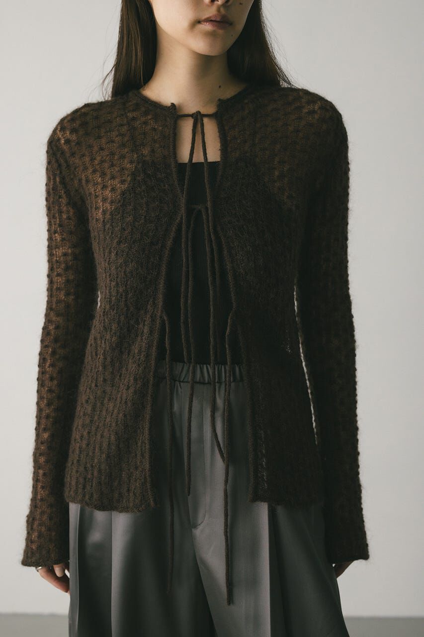 STYLEMIXER「2WAYモヘアミックスリボンニット」|ニット・セーター|