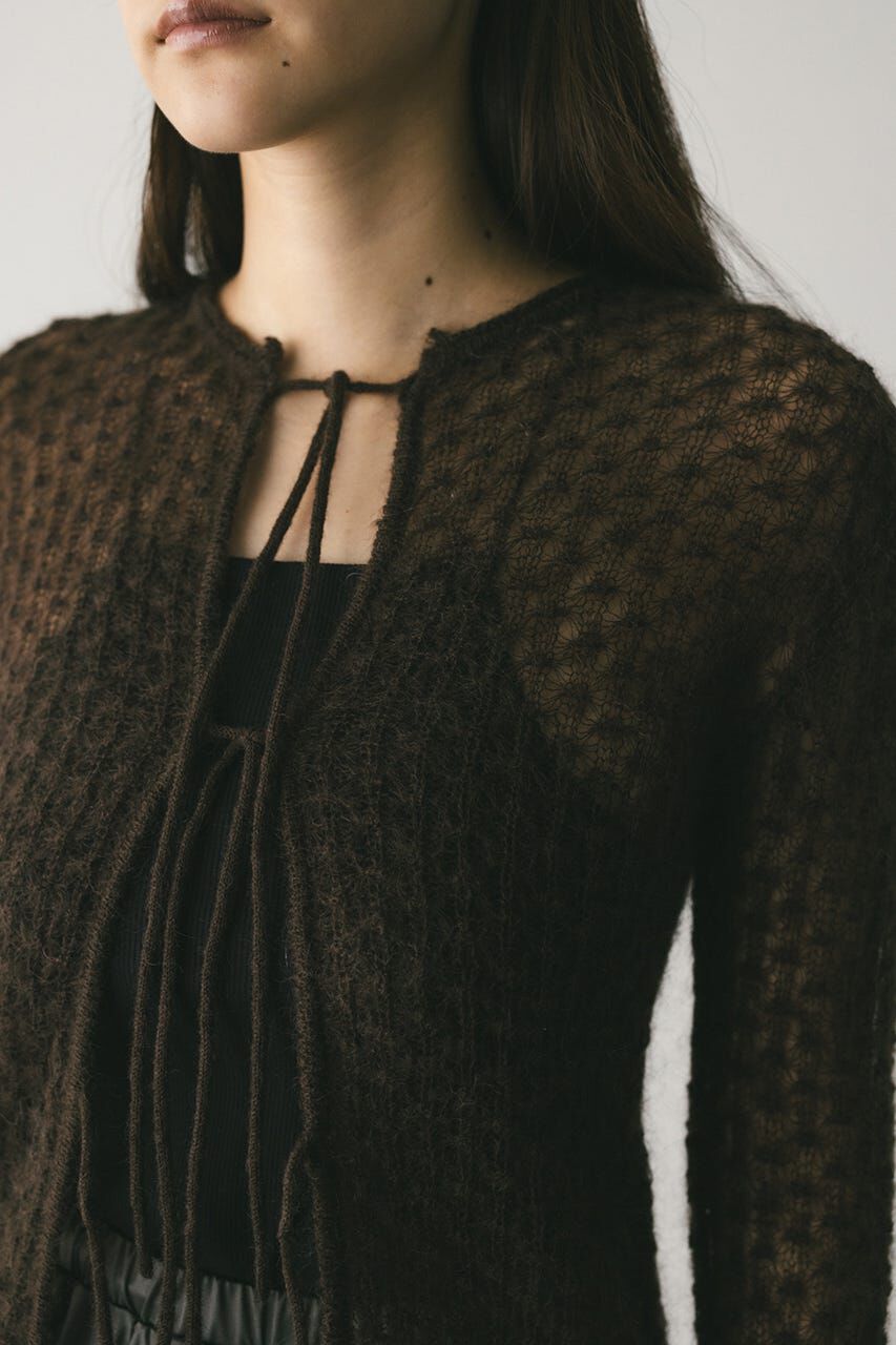 STYLEMIXER「2WAYモヘアミックスリボンニット」|ニット・セーター|