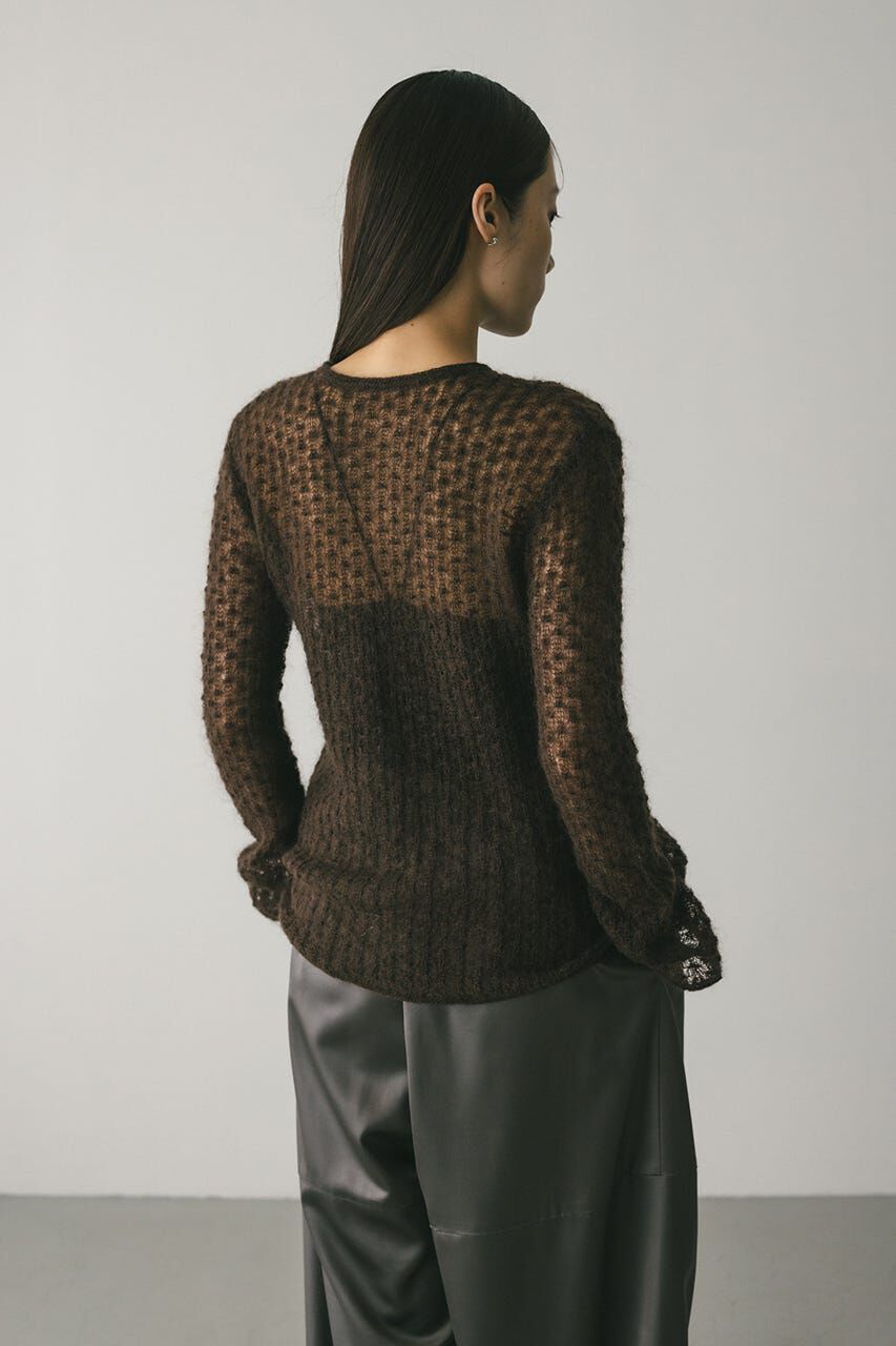 STYLEMIXER「2WAYモヘアミックスリボンニット」|ニット・セーター|