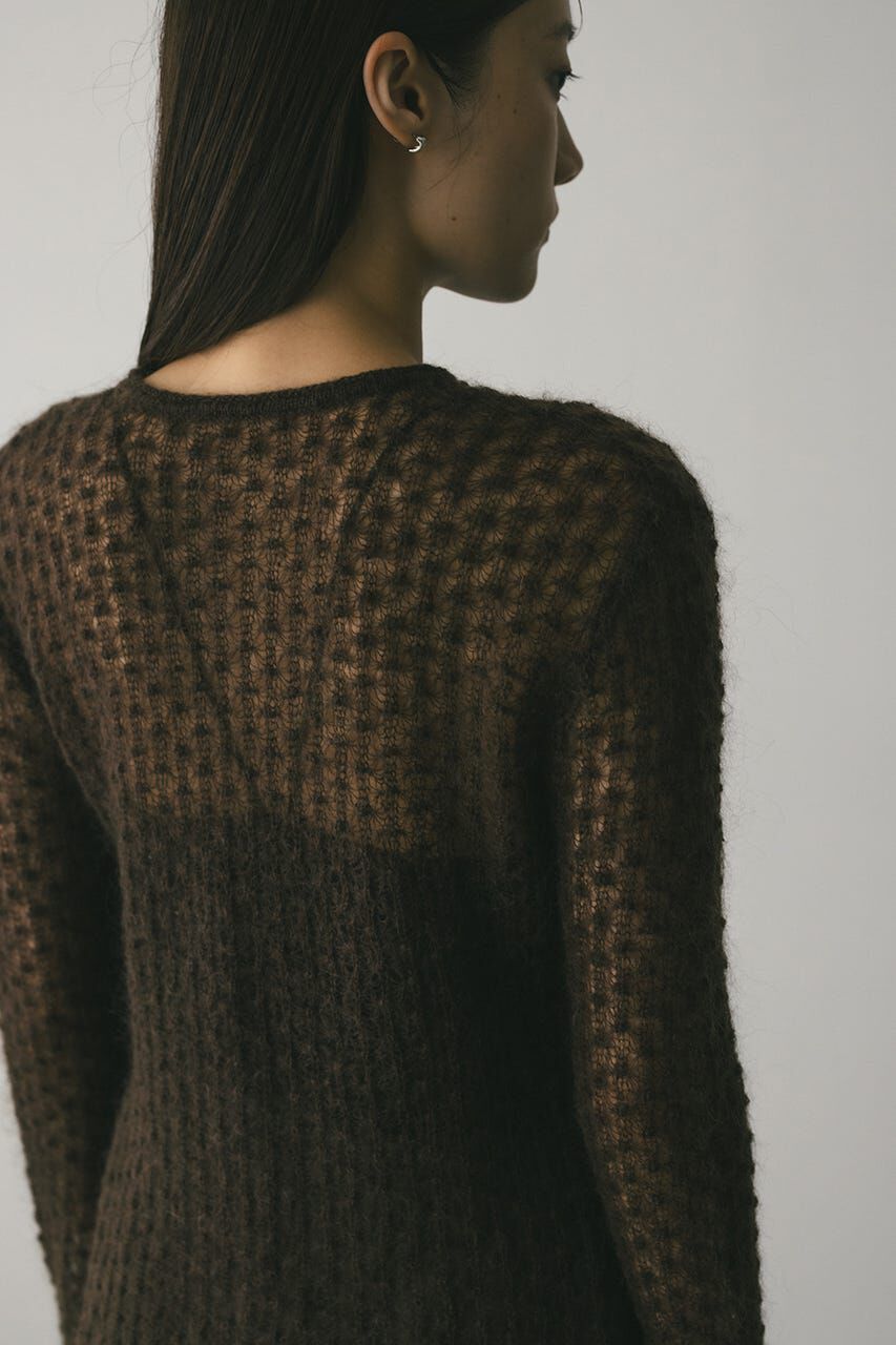 STYLEMIXER「2WAYモヘアミックスリボンニット」|ニット・セーター|