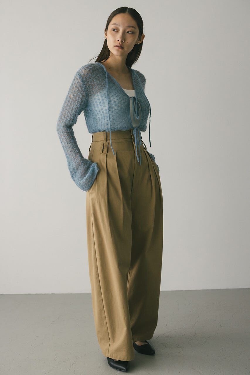 STYLEMIXER「2WAYモヘアミックスリボンニット」|ニット・セーター|