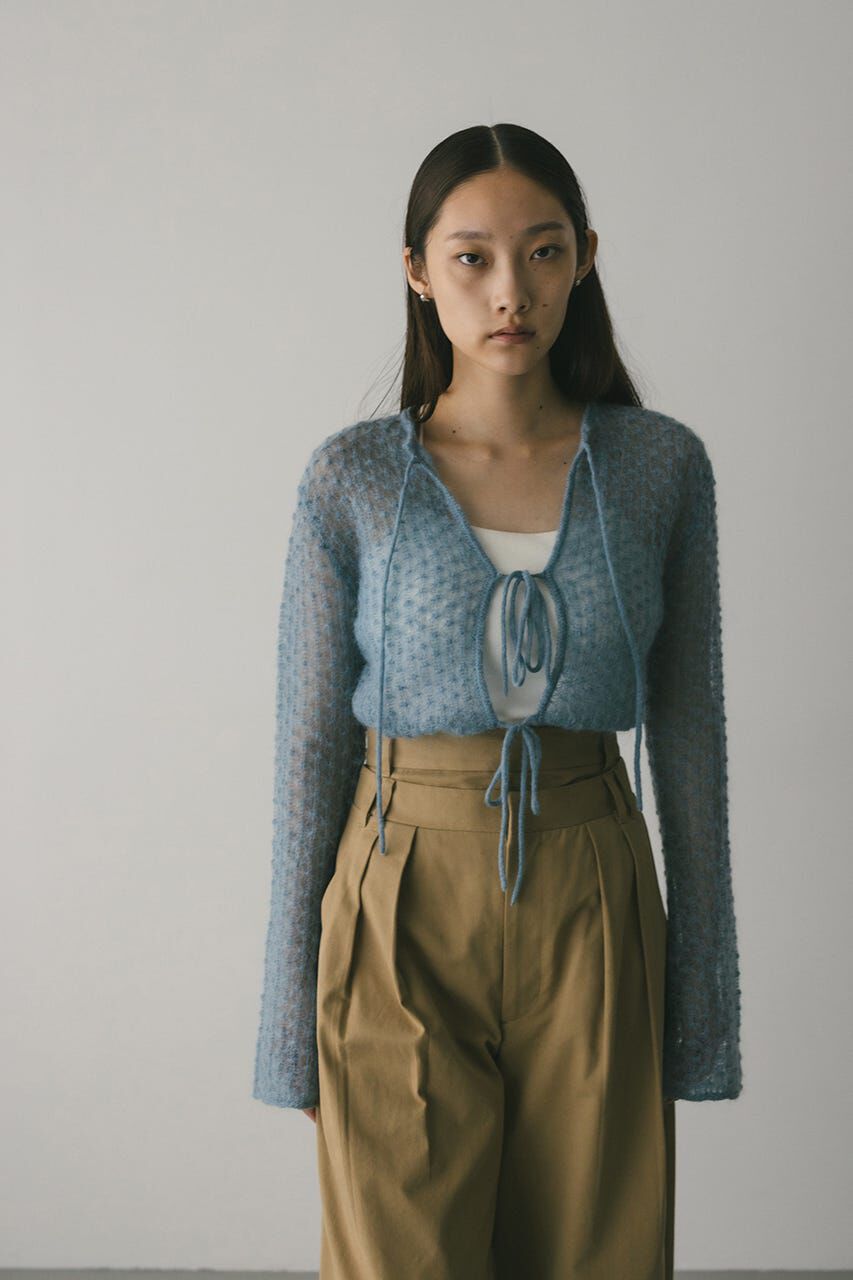 STYLEMIXER「2WAYモヘアミックスリボンニット」|ニット・セーター|