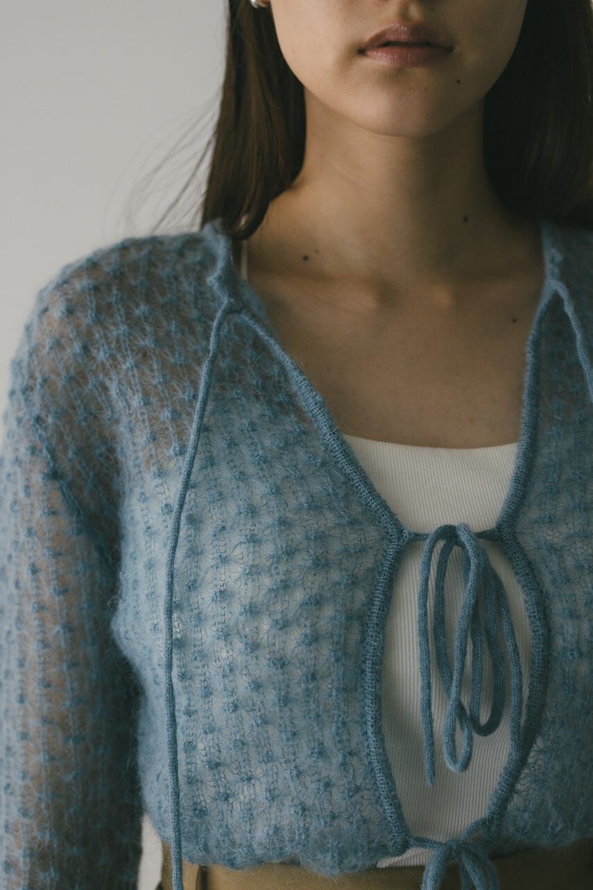 STYLEMIXER「2WAYモヘアミックスリボンニット」|ニット・セーター|