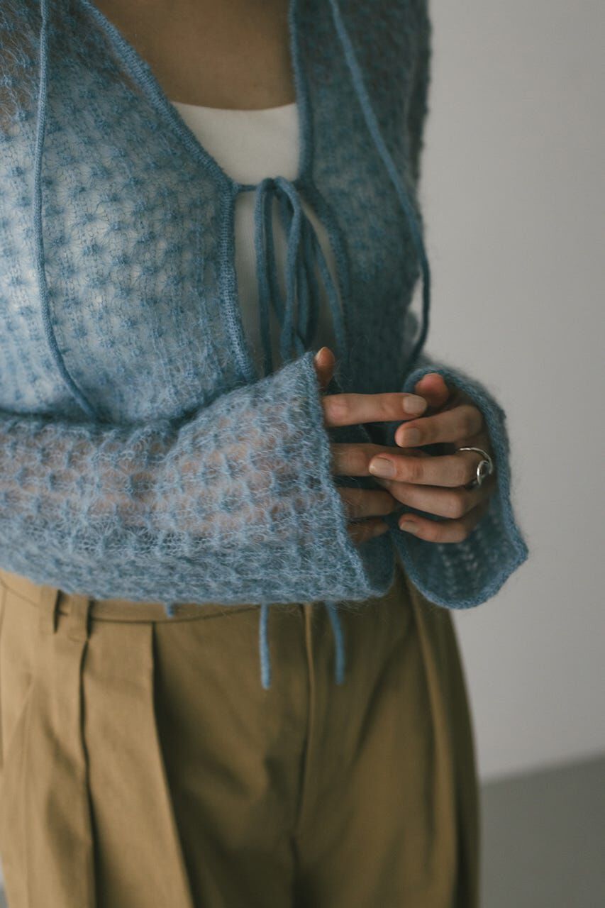 STYLEMIXER「2WAYモヘアミックスリボンニット」|ニット・セーター|