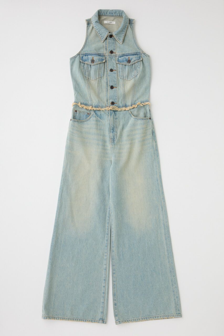 MOUSSY「SLEEVELESS REMAKE ジャンプスーツ」|その他|