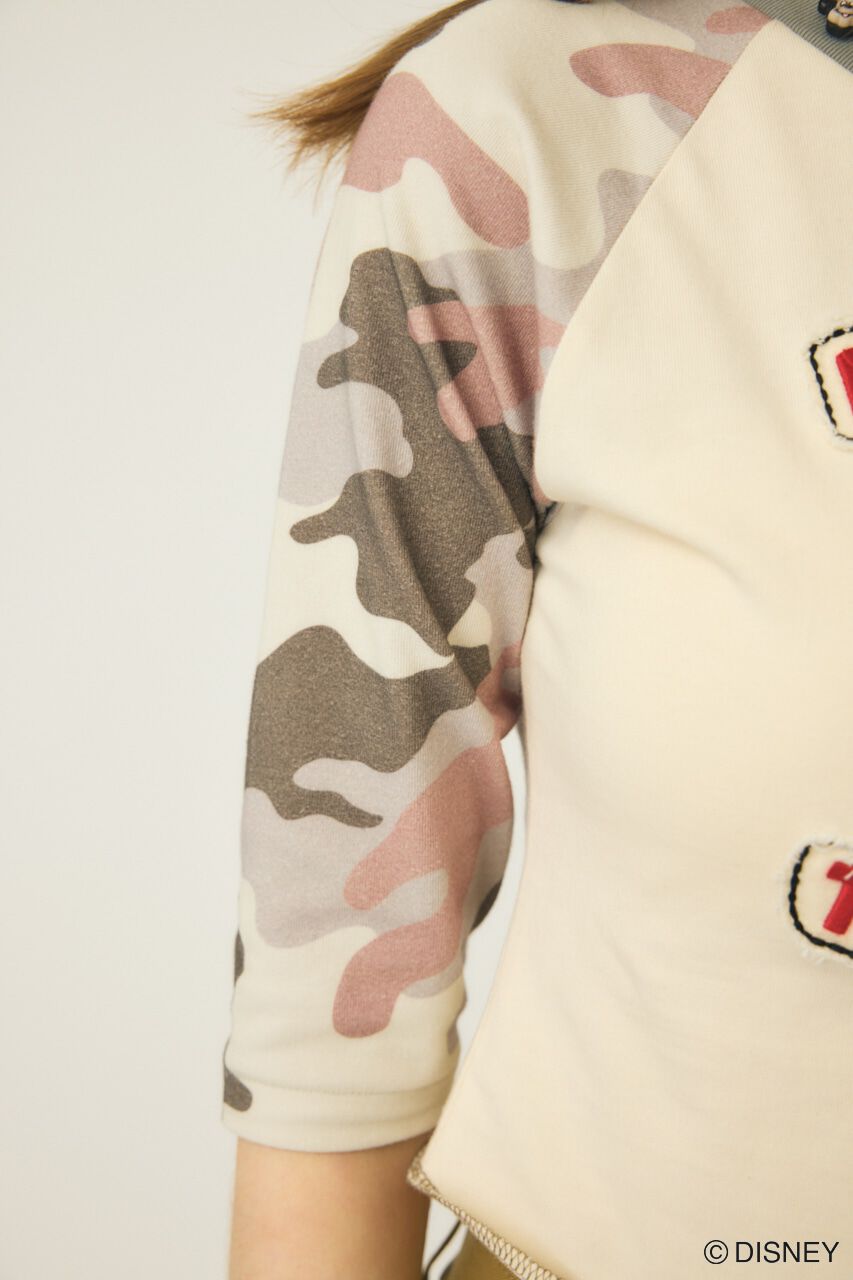 MOUSSY「MD PATCHED ラグランTシャツ / MINNIE」|Tシャツ・カットソー|