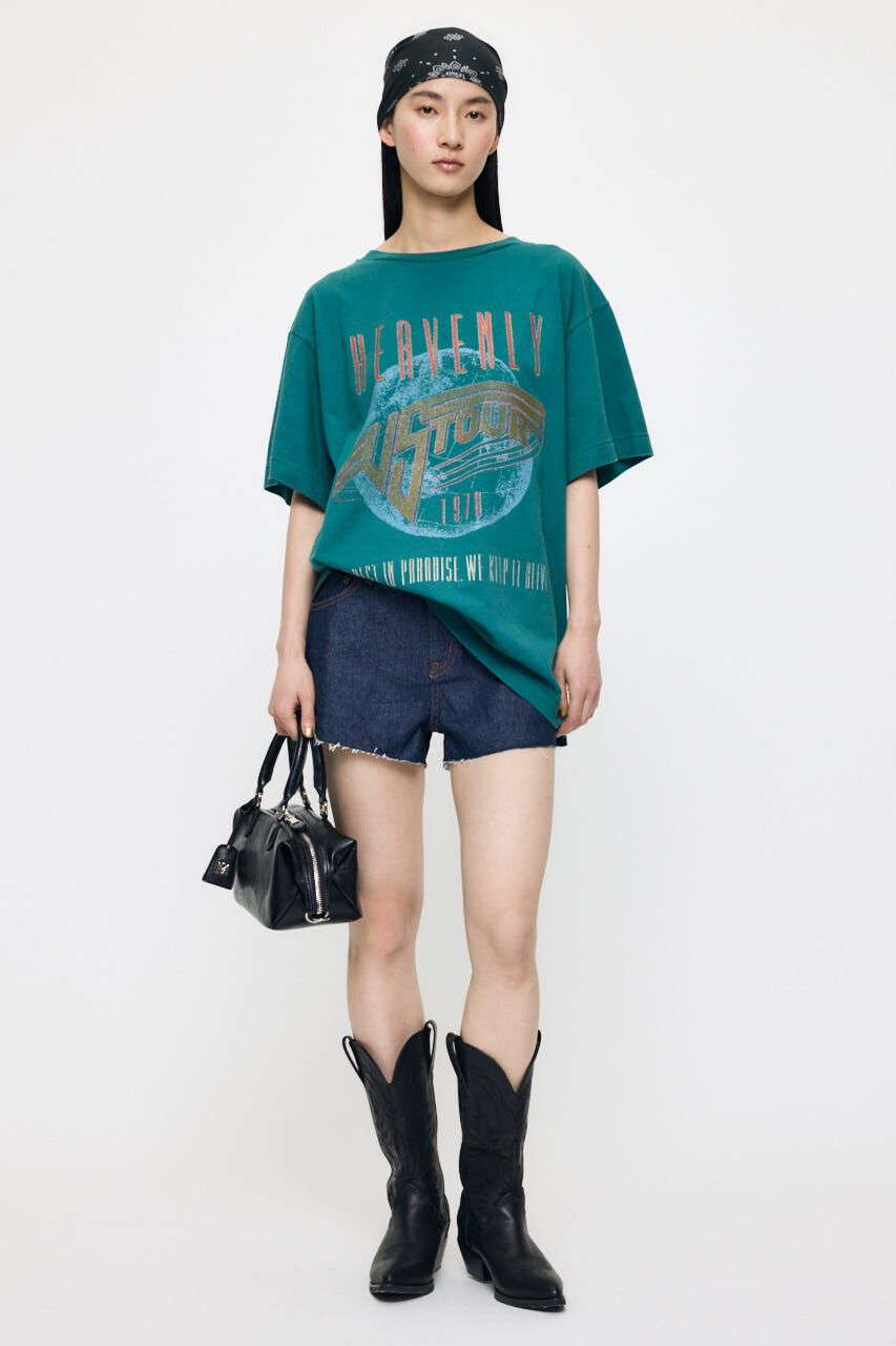 MOUSSY「FADED GRAPHIC LOOSE ティ」|Tシャツ・カットソー|
